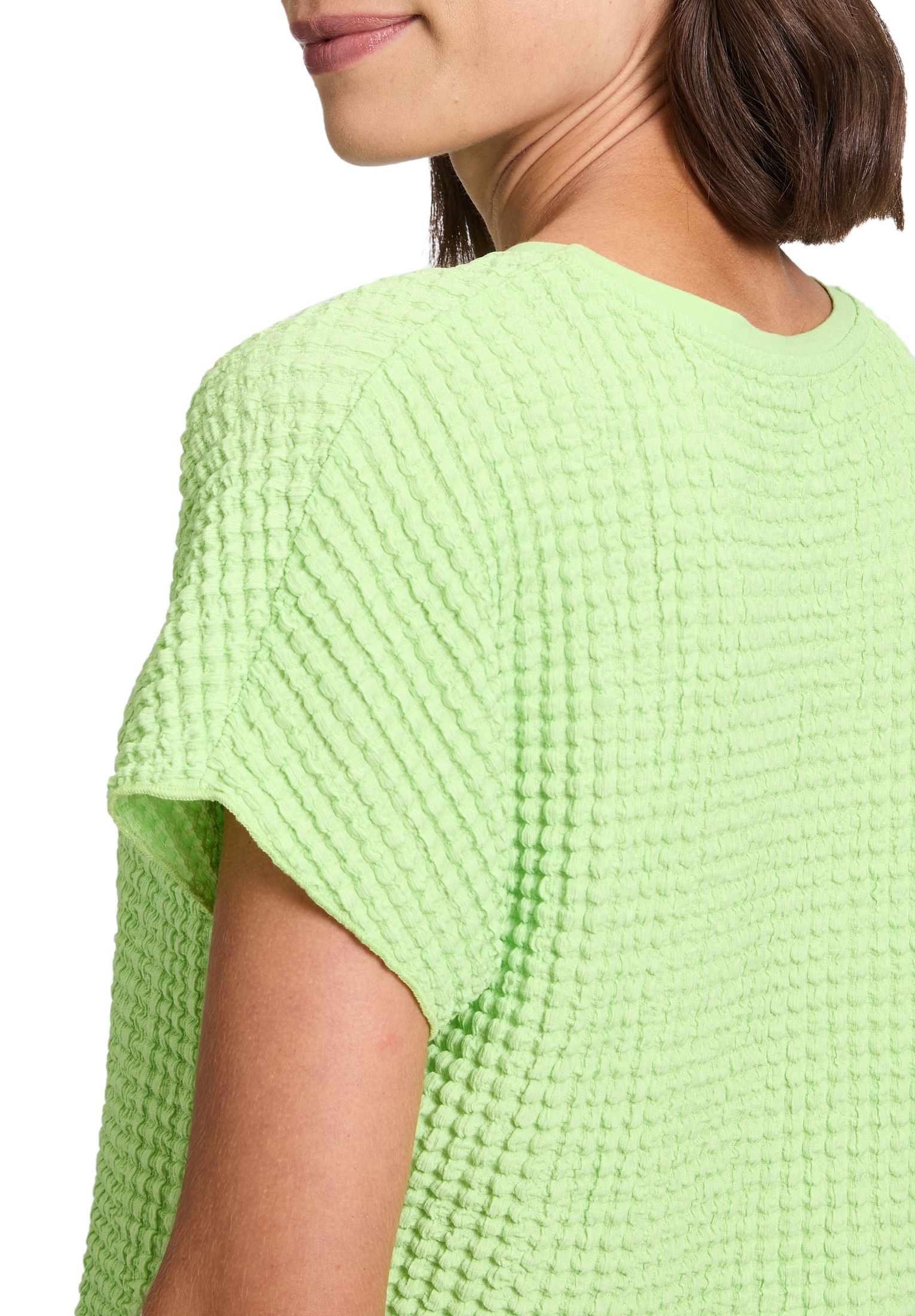 Betty Barclay Kurzarmshirt »Betty Barclay Strukturshirt mit U-Boot-Ausschnitt«, (1 tlg.), Material
