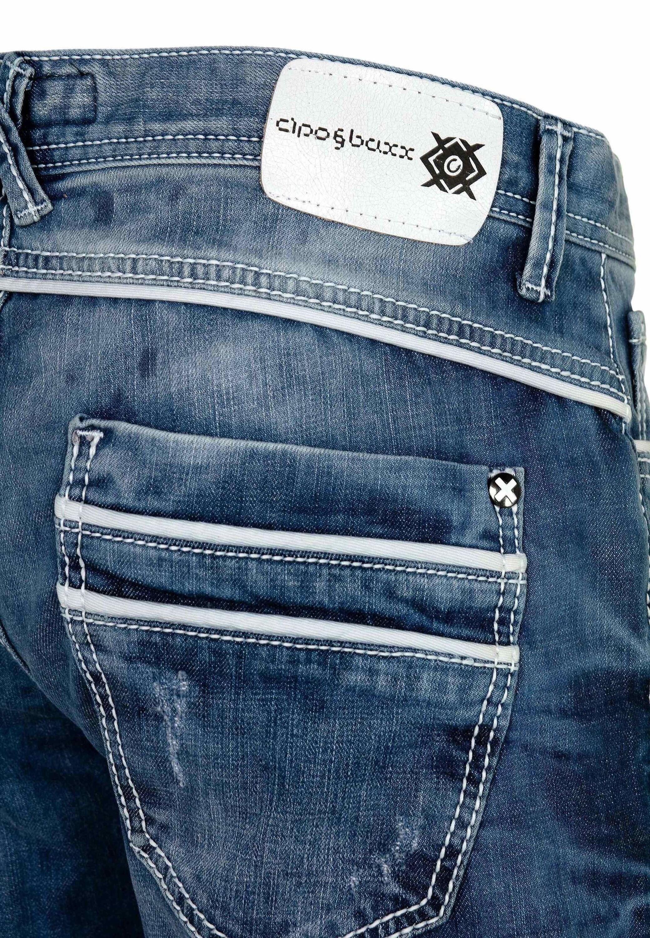 Cipo & Baxx C-1127 Men Jeans Blue 36/32 3