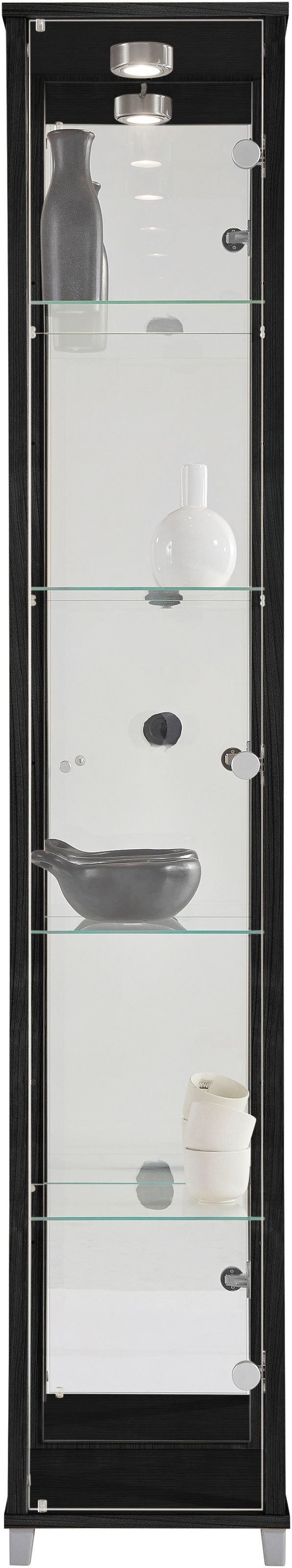 fif möbel Vitrine »OPTIMA«, Standvitrine/Glasvitrine 1x Glastür,perfekt für Sammler,Sammlervitrine