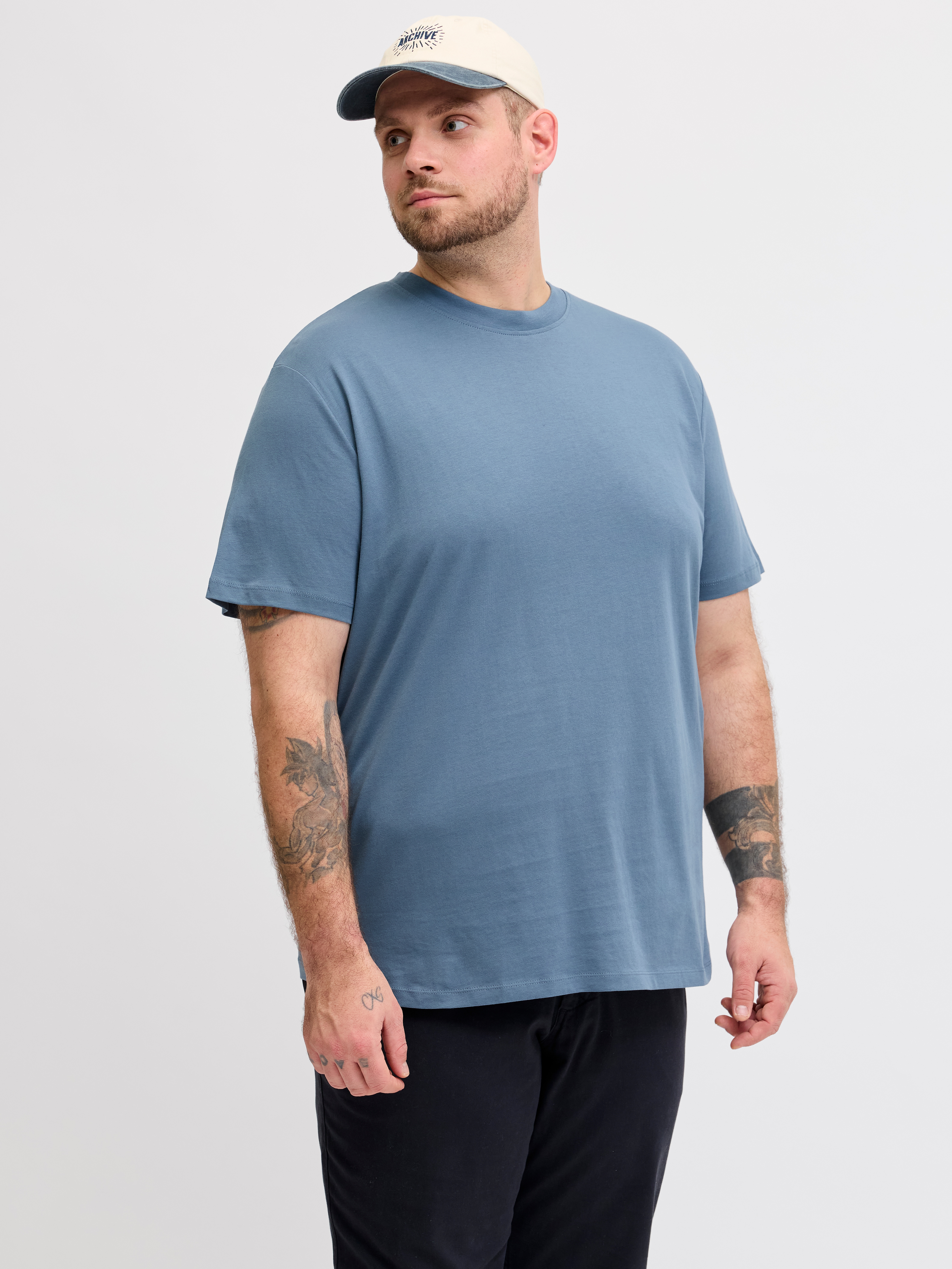 Jack & Jones PlusSize T-Shirt "JJEBRADLEY TEE SS NOOS PLS" mit Rundhalsausschnitt