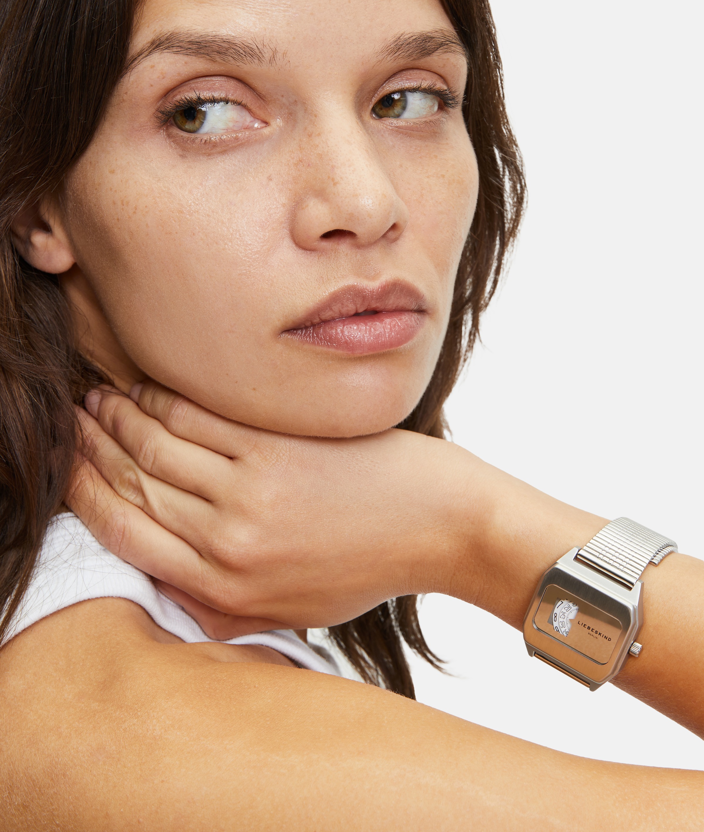 Liebeskind Berlin Quarzuhr »Vinyl Vision« Armbanduhr, Damenuhr, Edelstahlarmband, analog