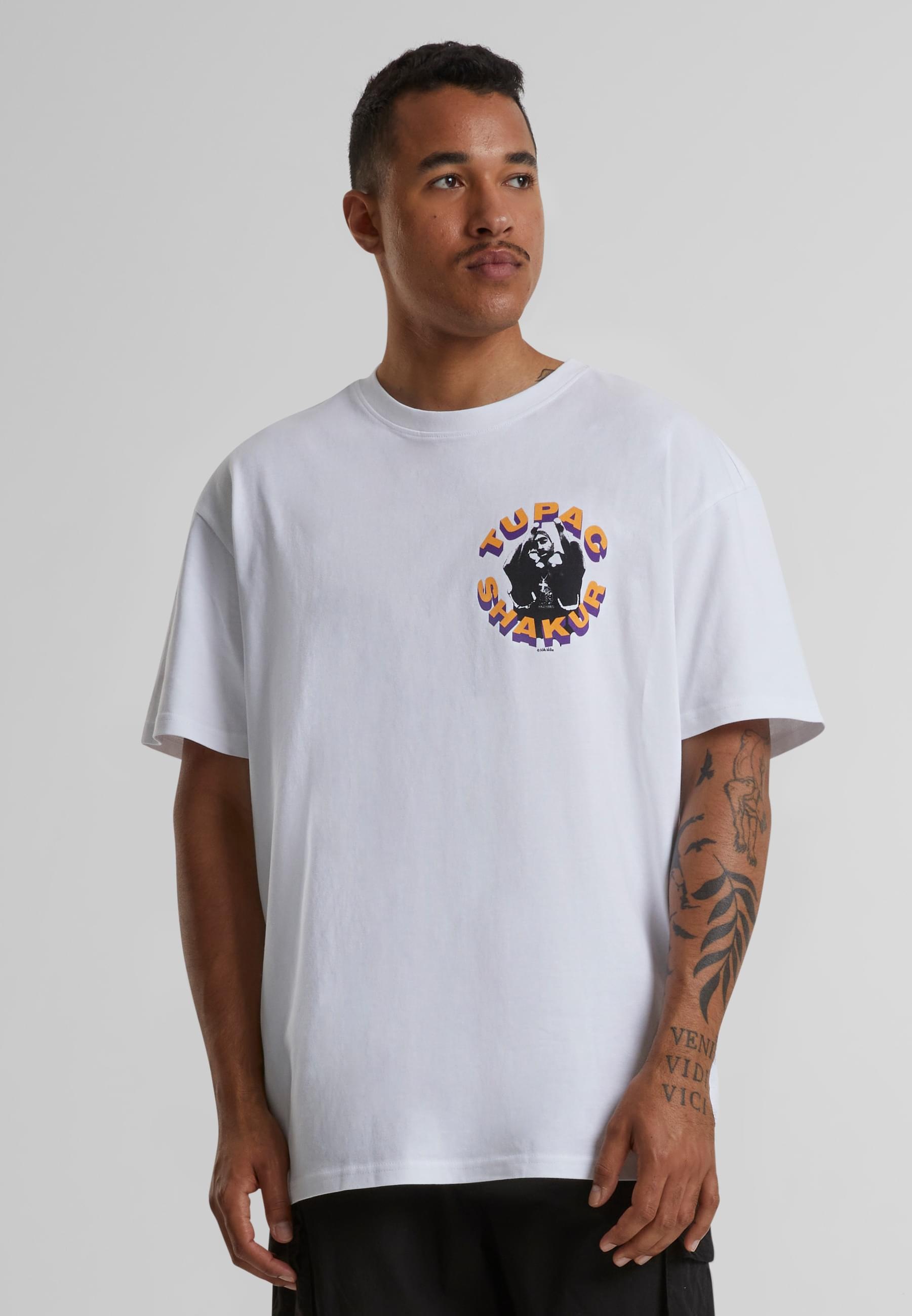 MisterTee T-Shirt »MisterTee Herren 2Pac Toss it up Oversize Tee«, (1 tlg.)