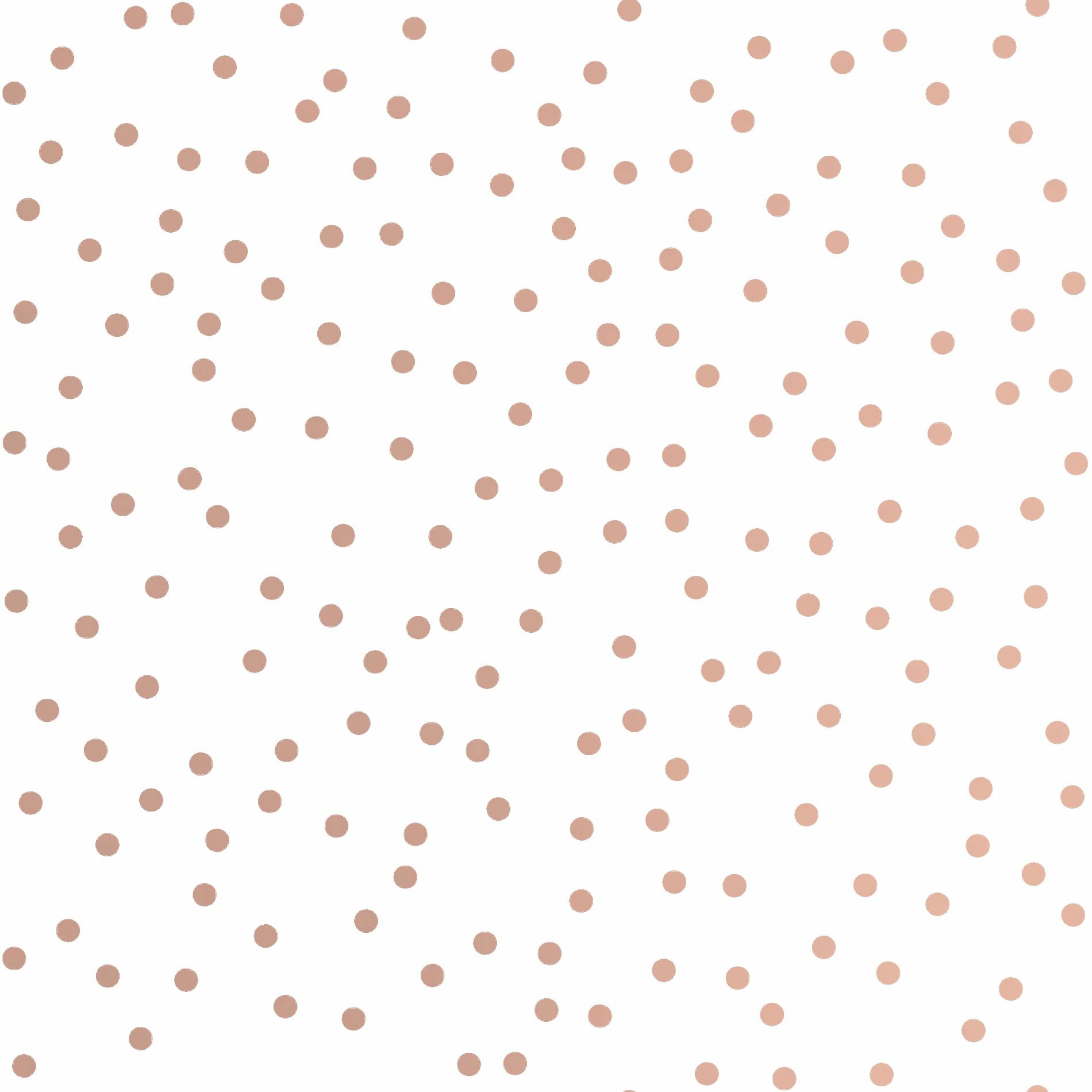Art for the home "Konfetti" glatt Rose Gold - 10mx53cm