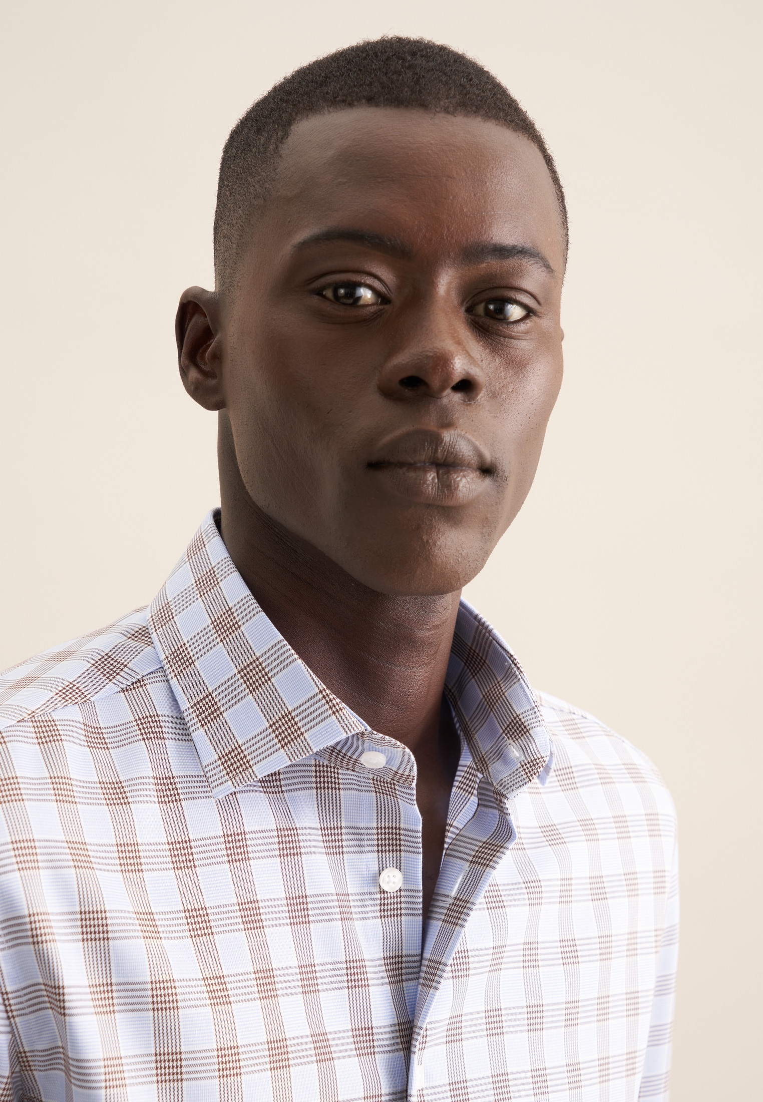 seidensticker Businesshemd »Slim« Slim Langarm Kentkragen Karo