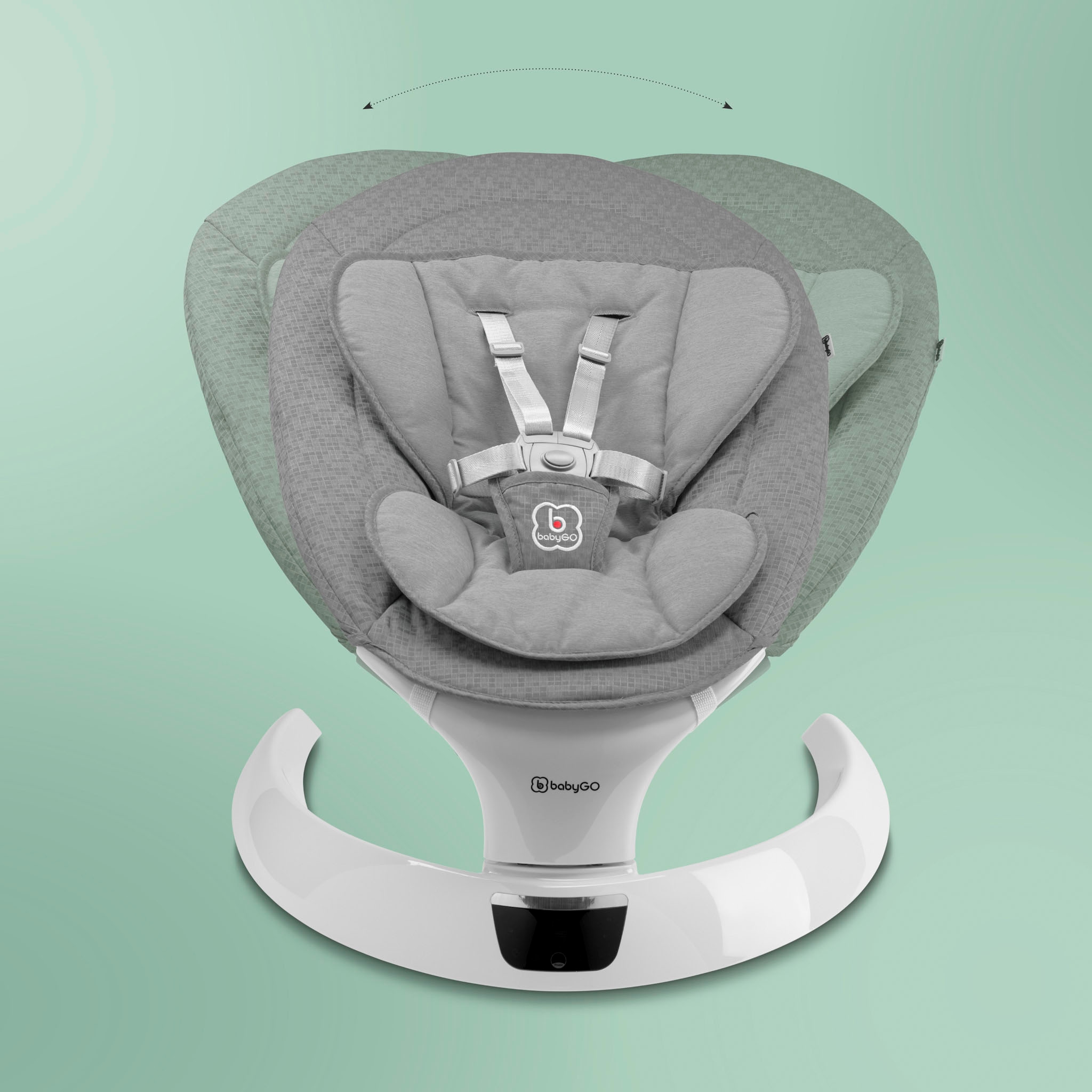 BabyGo Babywippe »Swing« bis 9 kg mit Fernbedienung, Musik, Schaukelfunktion