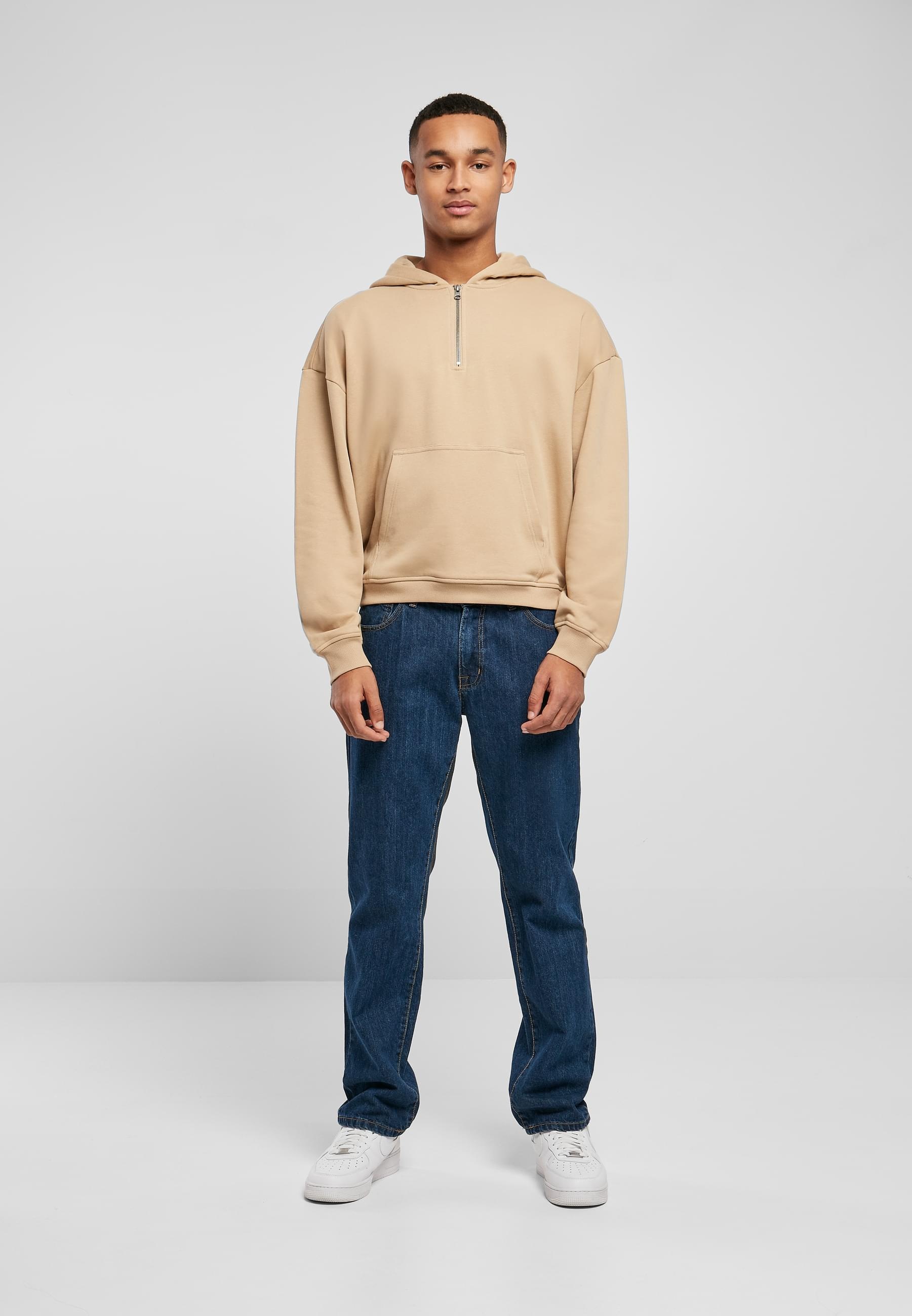 URBAN CLASSICS Sweatjacke »Urban Classics Herren Boxy Zip Hoody«