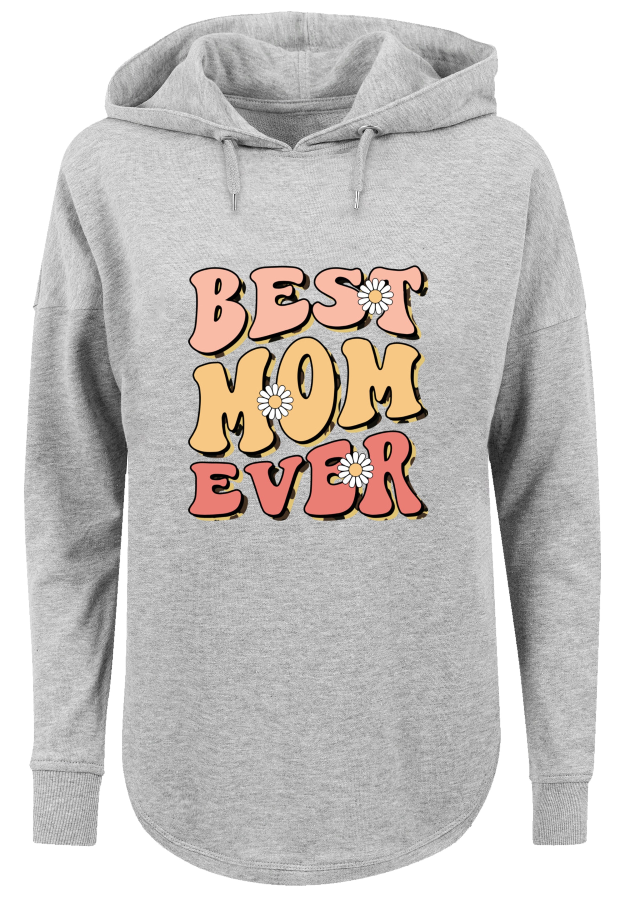 F4NT4STIC Kapuzenpullover »Muttertag best mom ever Retro Blumenmuster«, Premium Qualität