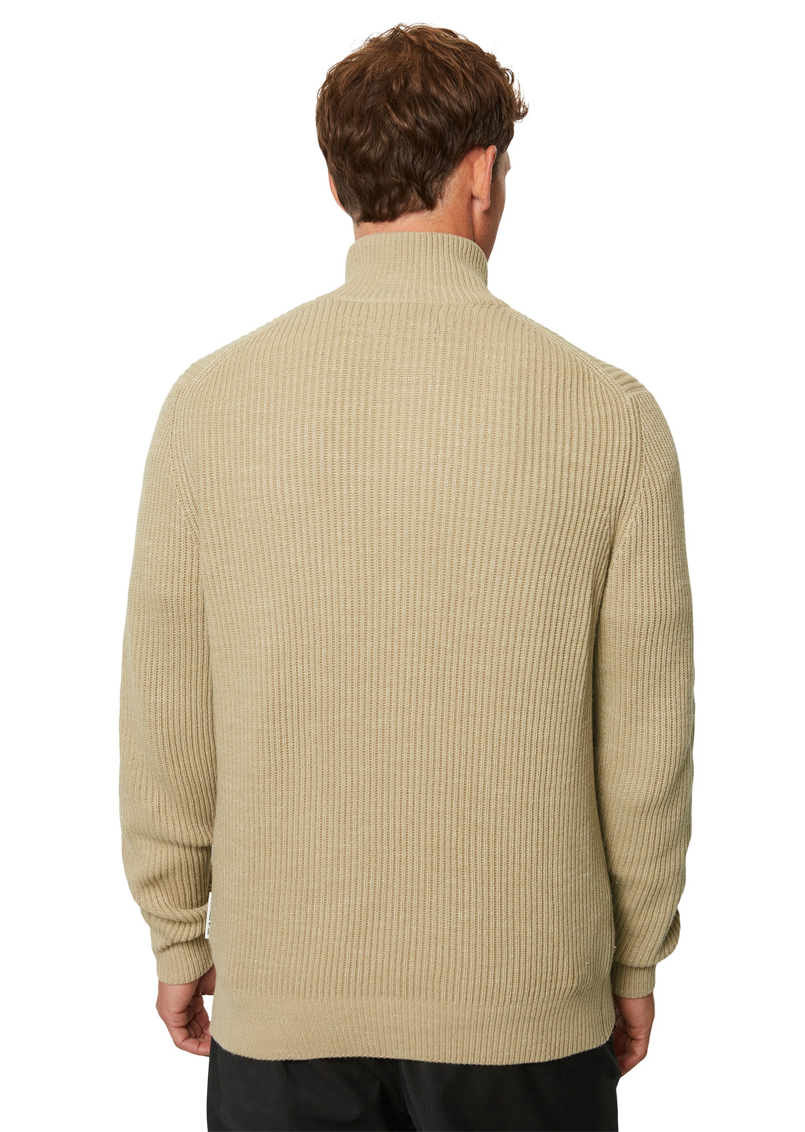 Marc O'Polo Strickpullover »aus Baumwolle-Schurwolle-Mix«