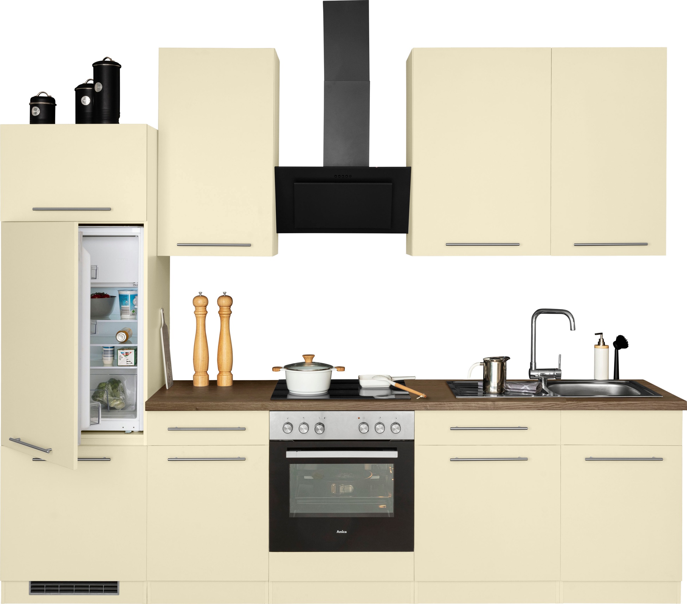 wiho Küchen Küchenzeile »Unna« ohne E-Geräte, Breite 280 cm