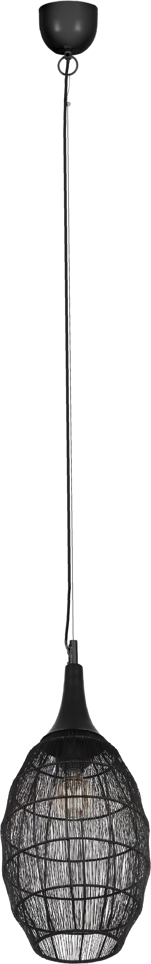 TRIO Leuchten Pendelleuchte »SORAYA, 1-flammige Hängelampe mit Drahtgeflecht Lampenschirm« E27 1 Stk. warmweiß - kaltweiß exkl 1xE27 max 10W Höhe bis 150 cm einstellbar Hängeleuchte Wohnzimmer