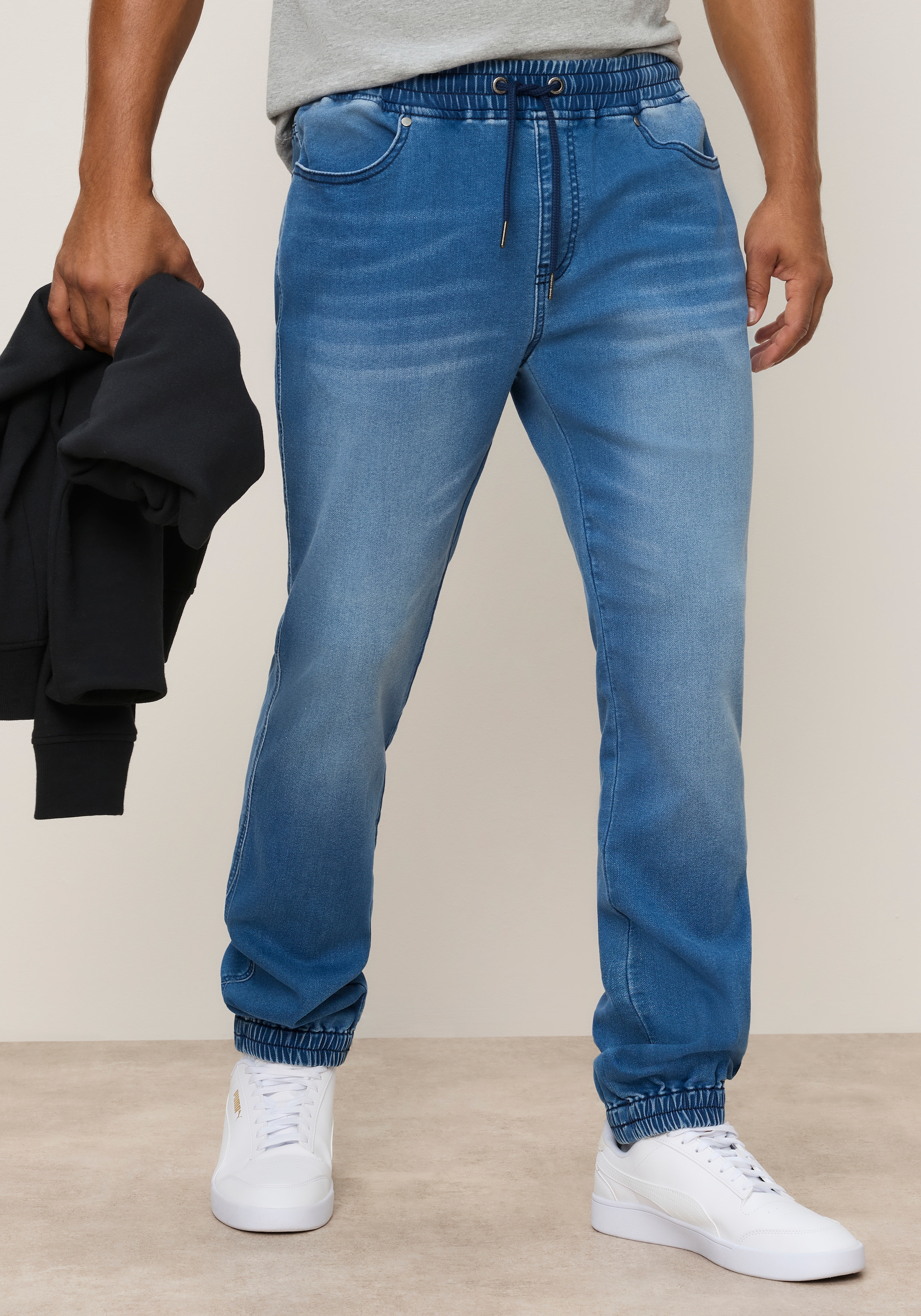Bruno Banani Jogg Pants "comfort fit" mit Kordelzug, normale Leibhöhe, lange Schnittform, in 32 und 34 Inch