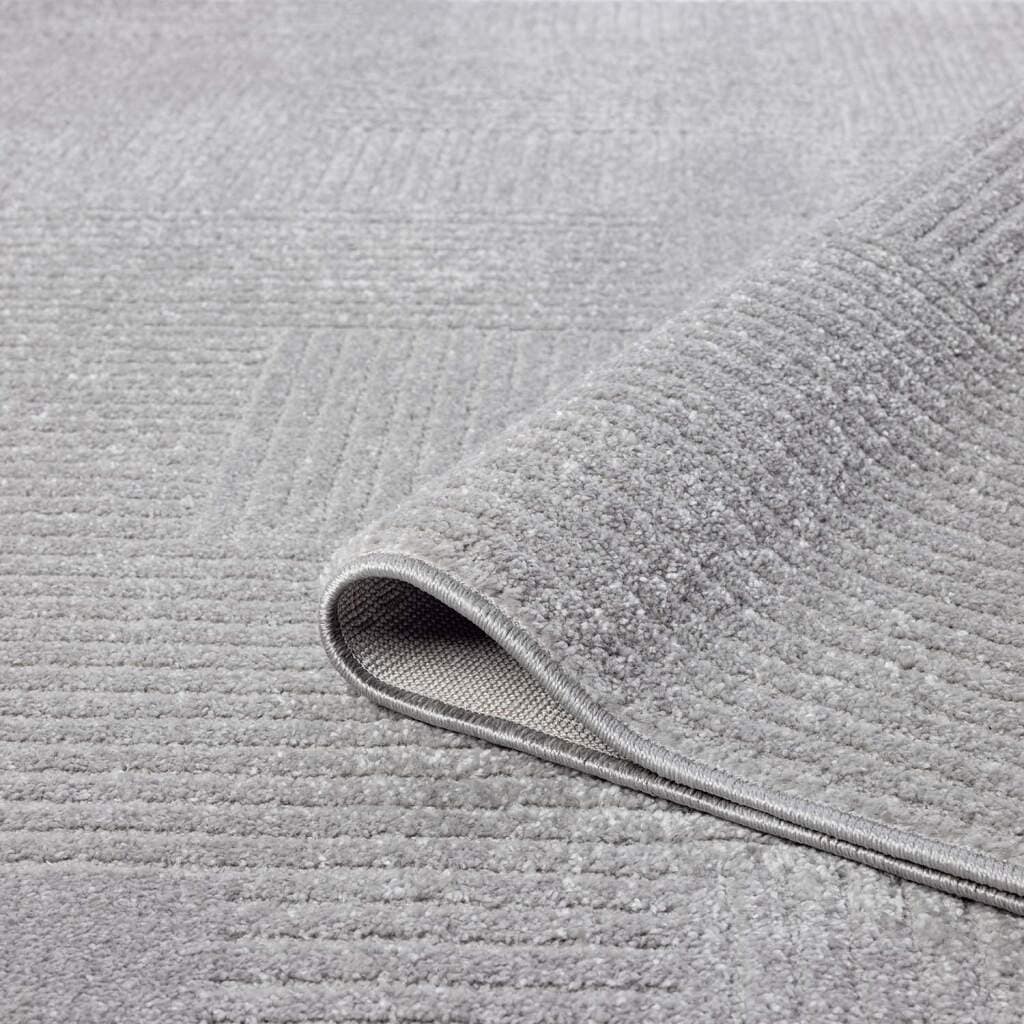 Carpet City Teppich »FLAIR177«, rund, 11 mm Höhe, Kurzflor-Teppich, Skandi-Stil, Wohnzimmer