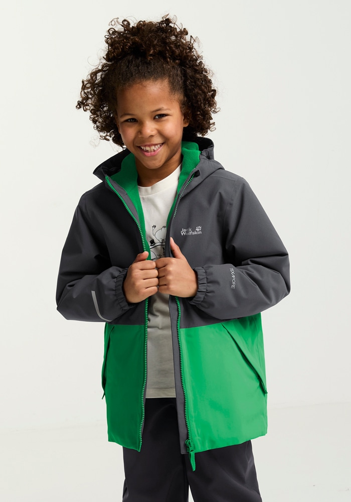 Jack Wolfskin Winterjacke »SNOW DAYS JKT KIDS«, mit Kapuze