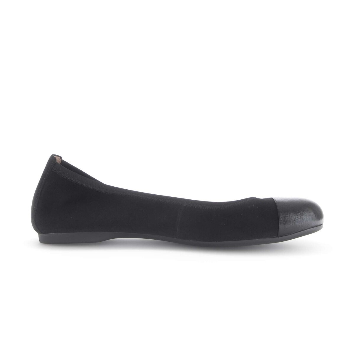 Ballerina GABOR "Eleganter Ballerina", Damen, Gr. 38,5, schwarz, Schuhe Ballerina 5