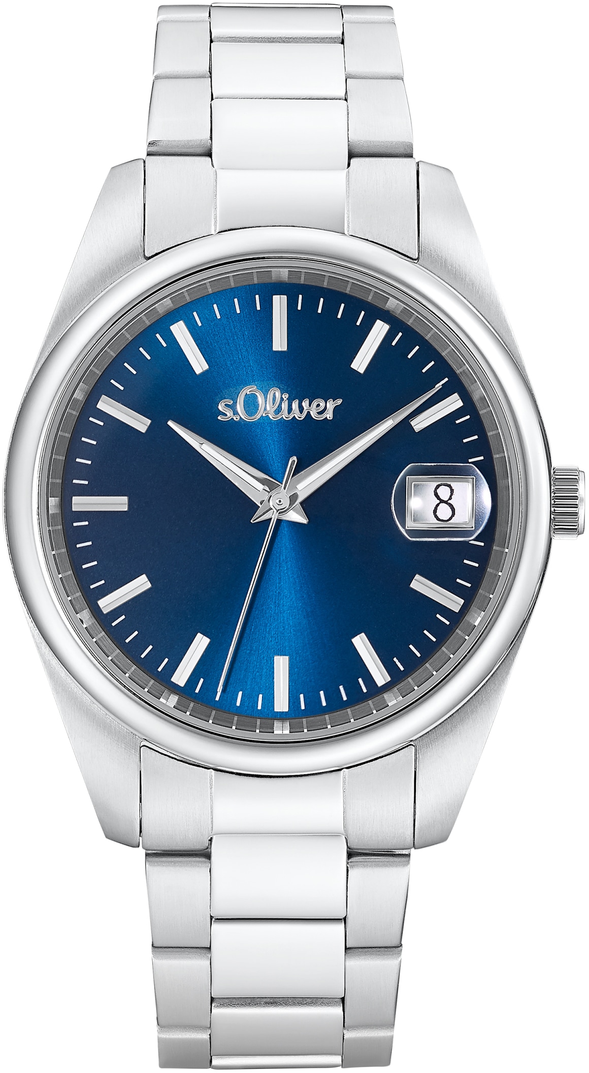 s.Oliver Quarzuhr »2033527«, Armbanduhr, Herrenuhr, Datum