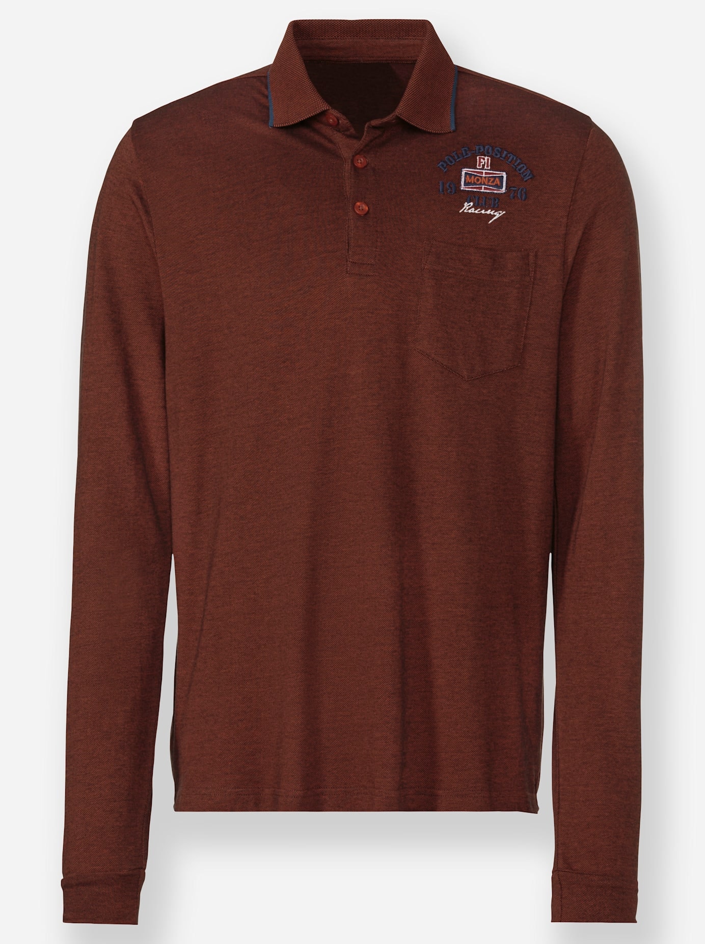 Catamaran Langarmshirt »Langarm-Poloshirt«, (1 tlg.)