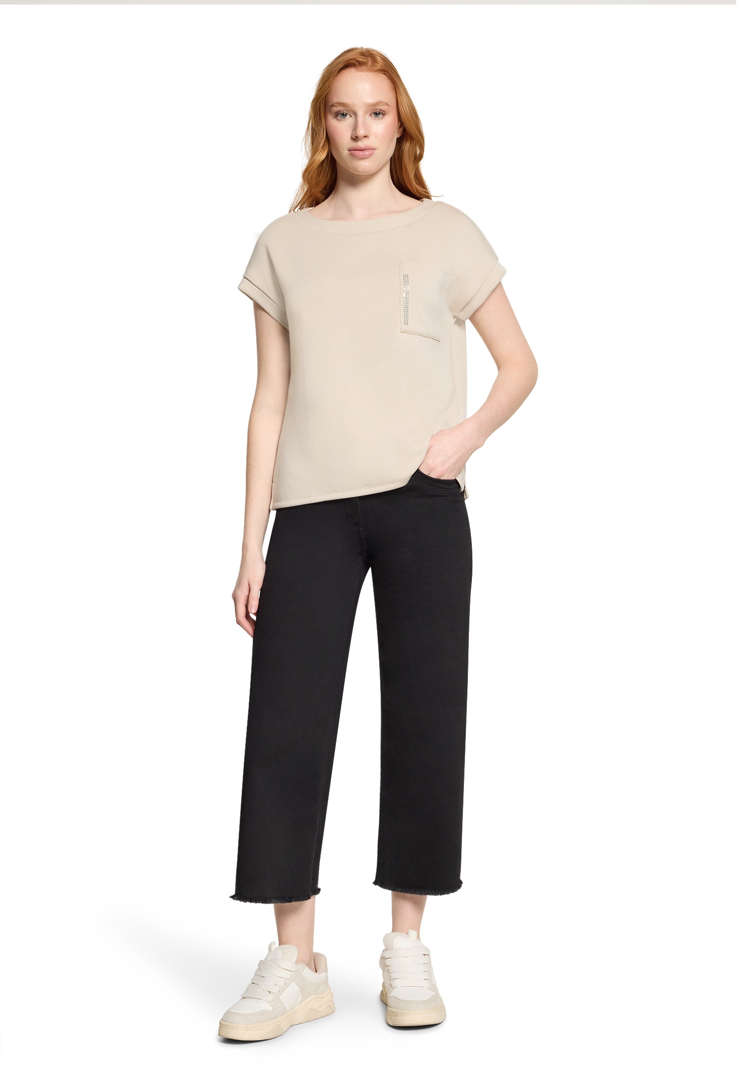 Betty Barclay Kurzarmshirt »Damen mit Seitenschlitzen« 1 tlg.