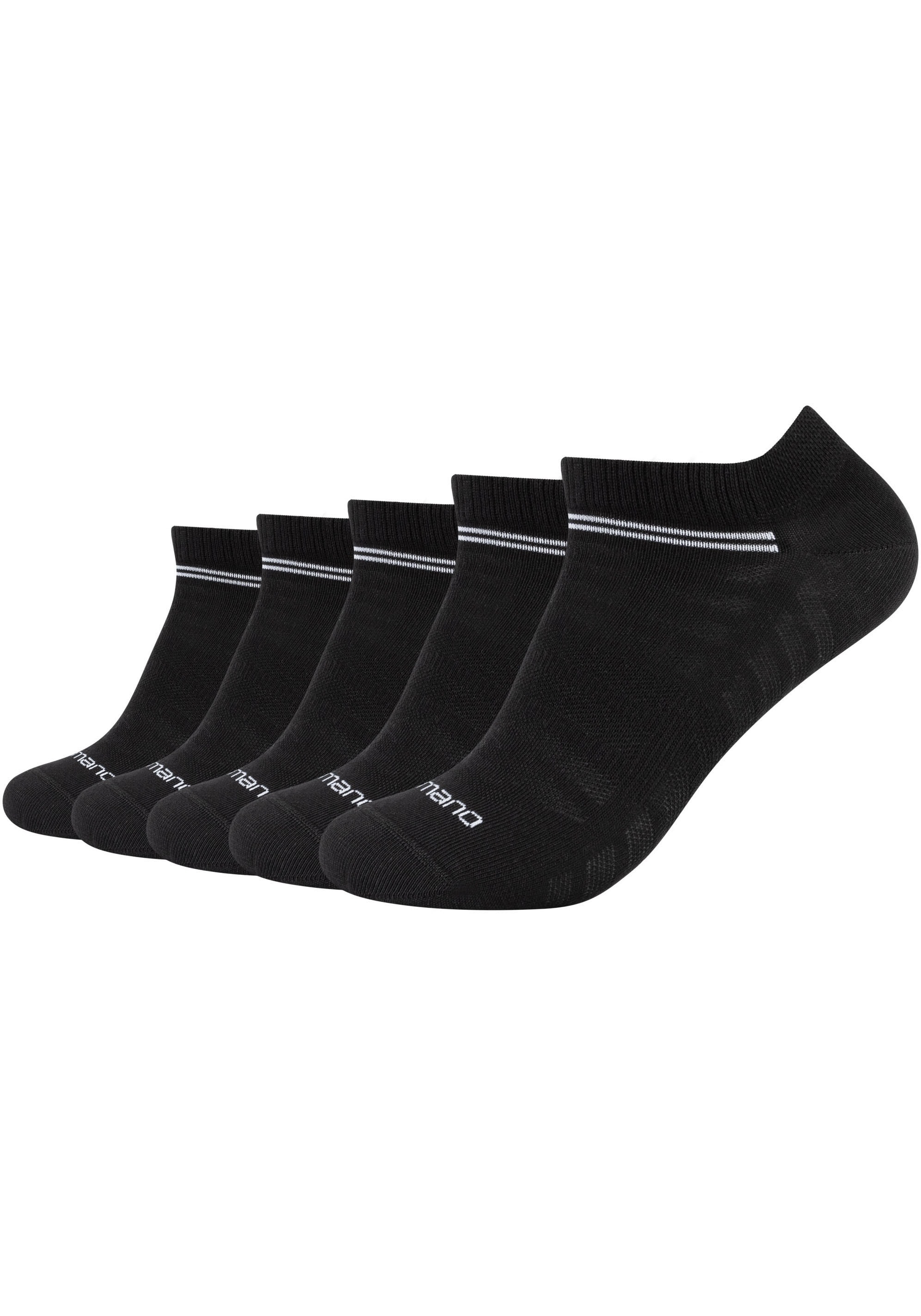 Camano Kurzsocken »mesh ventilation«, (10 Paar), mit modischen Streifenmustern