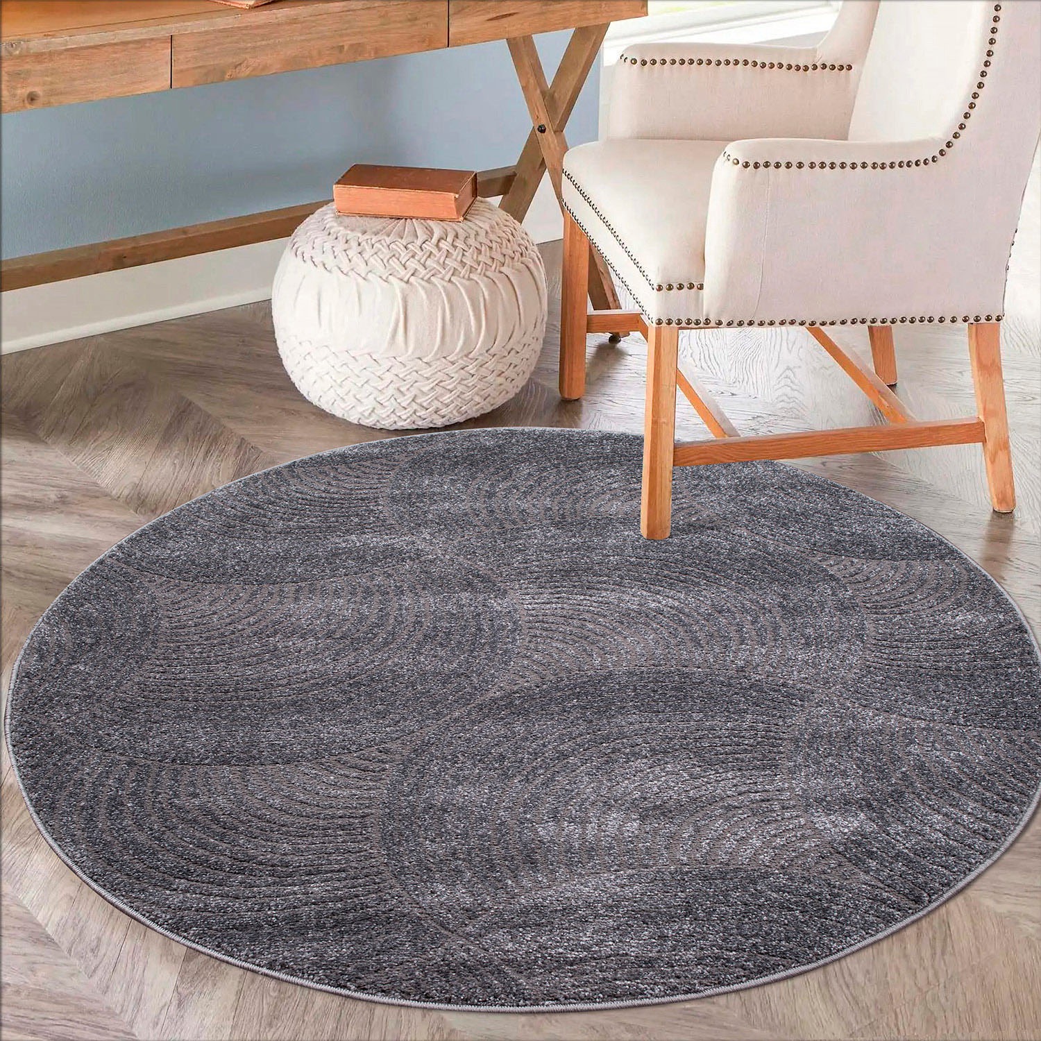 Carpet City Teppich "Friseé-Teppich FANCY 647" rechteckig 12 mm Höhe Kurzfl günstig online kaufen