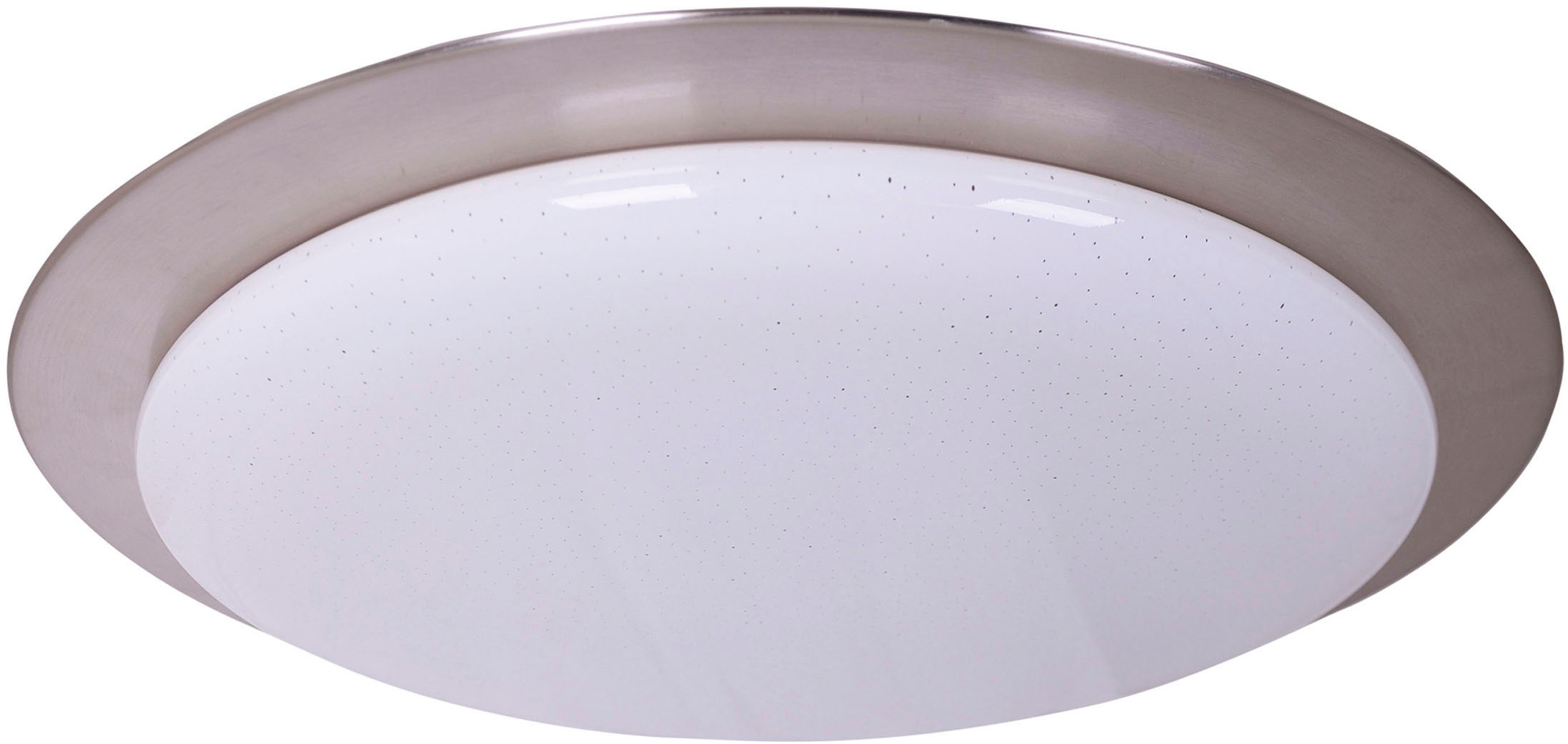 näve LED Deckenleuchte »Triest«, 1 flammig, Leuchtmittel LED-Modul | LED fest integriert, Schirm Kristalleffekt, Nachtlicht, CCT, RGB Rahmenbeleucht., dimmbar