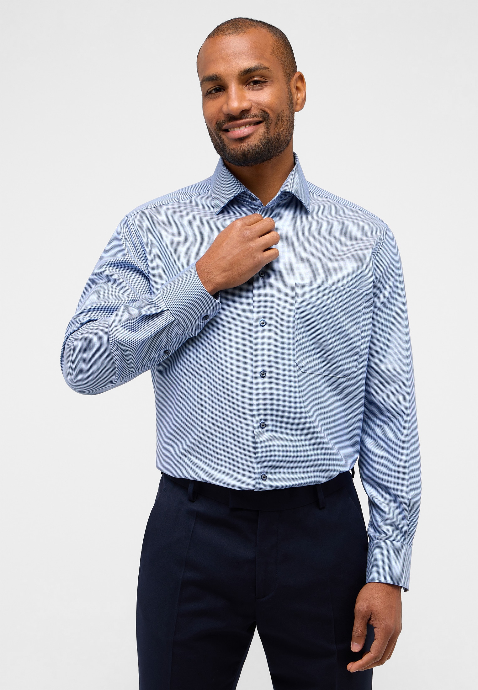 Eterna Langarmhemd "COMFORT FIT", NON IRON (bügelfrei) günstig online kaufen