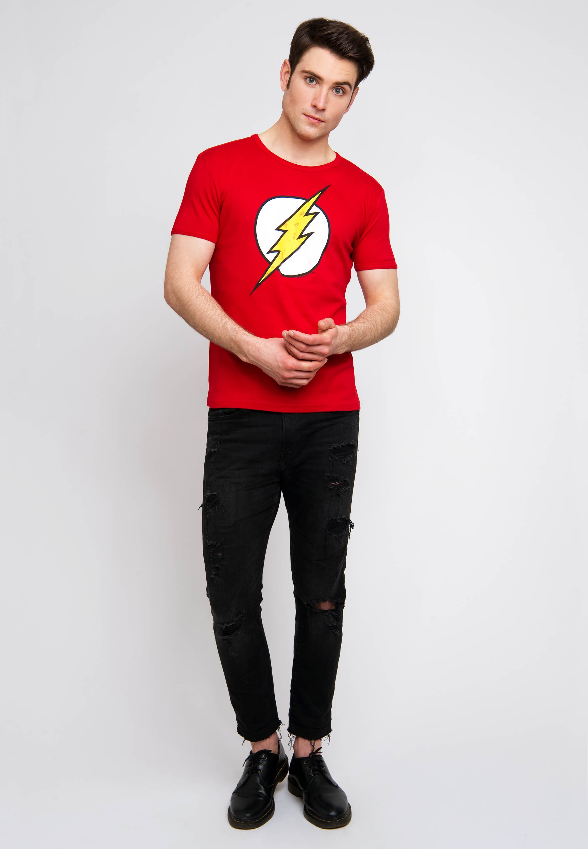 LOGOSHIRT T-Shirt »Flash«, mit Retro-Print