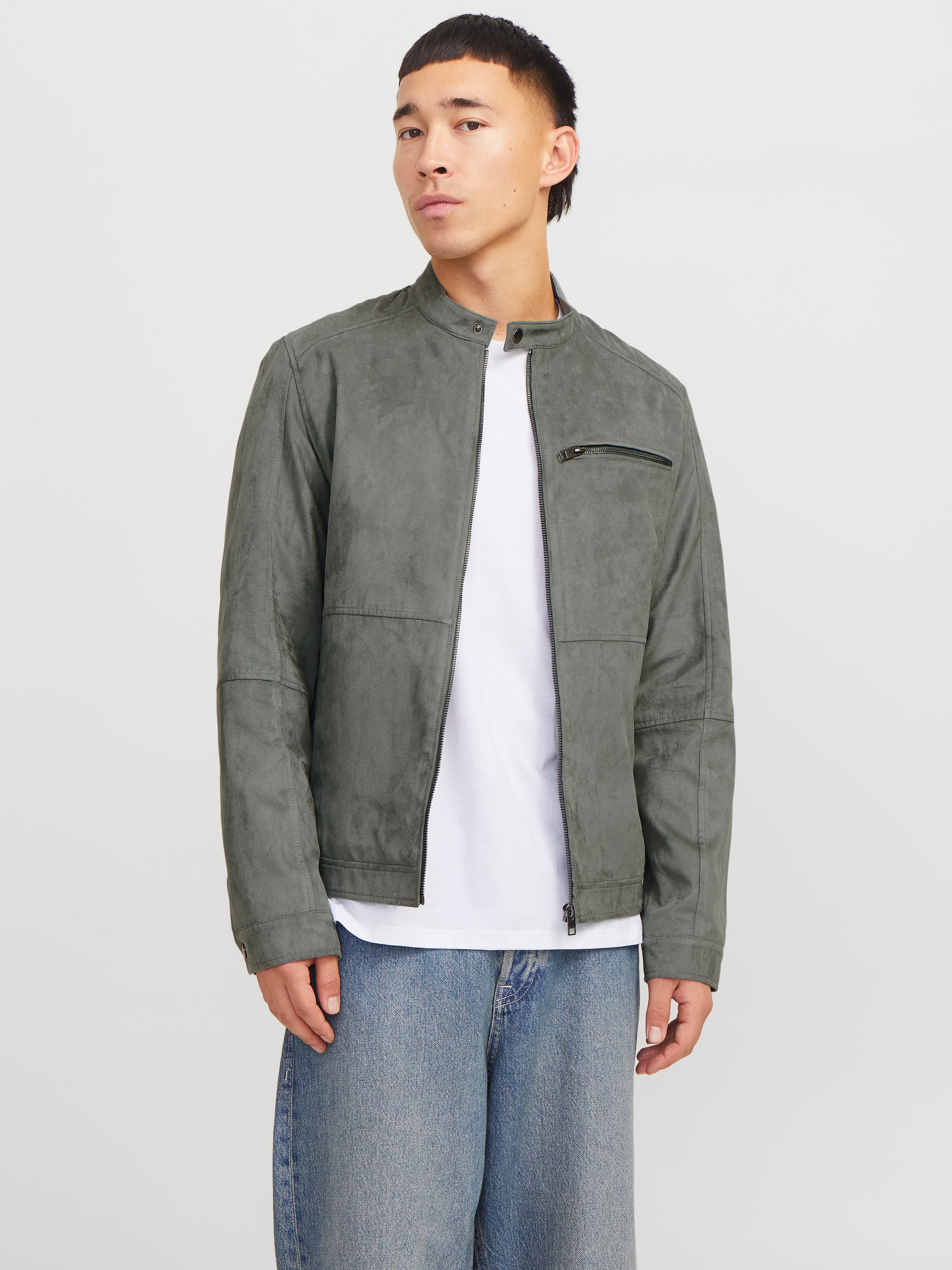 Jack & Jones Bikerjacke "JJEDYLAN mit wasserabweisender Funktion", ohne Kap günstig online kaufen
