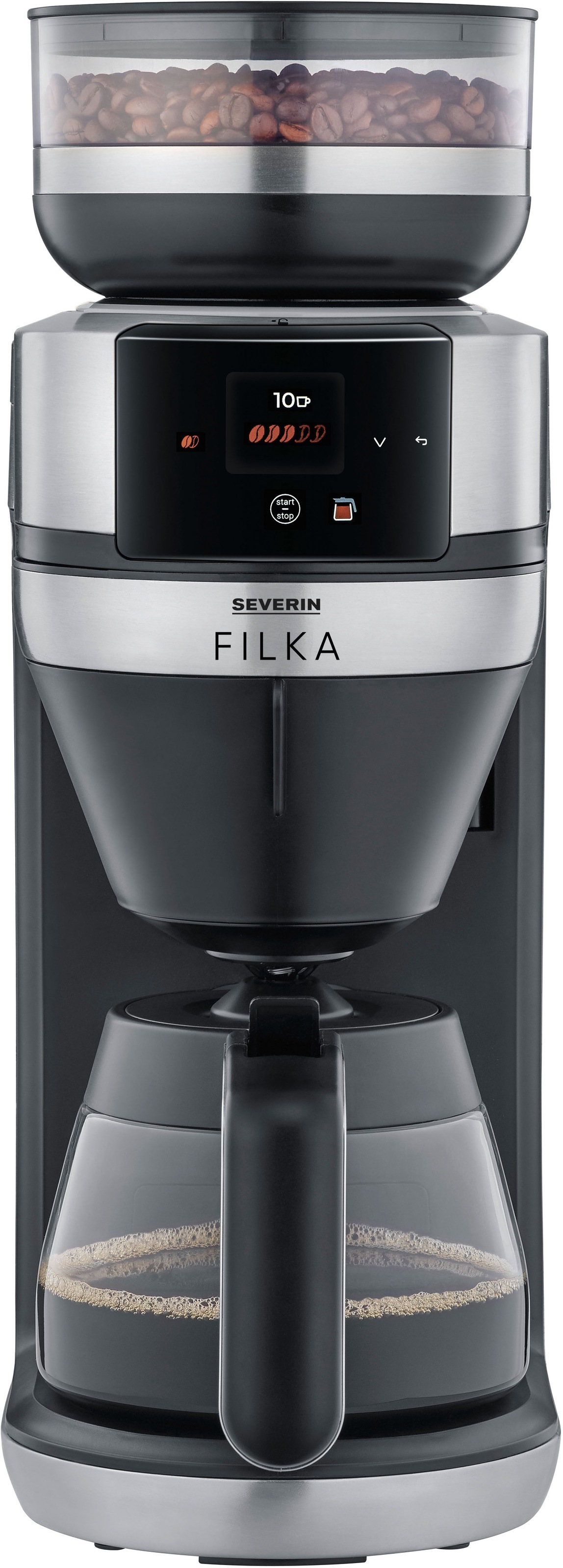 Severin Kaffeemaschine mit Mahlwerk "KA 4852 FILKA (2. Generation), Filterk günstig online kaufen
