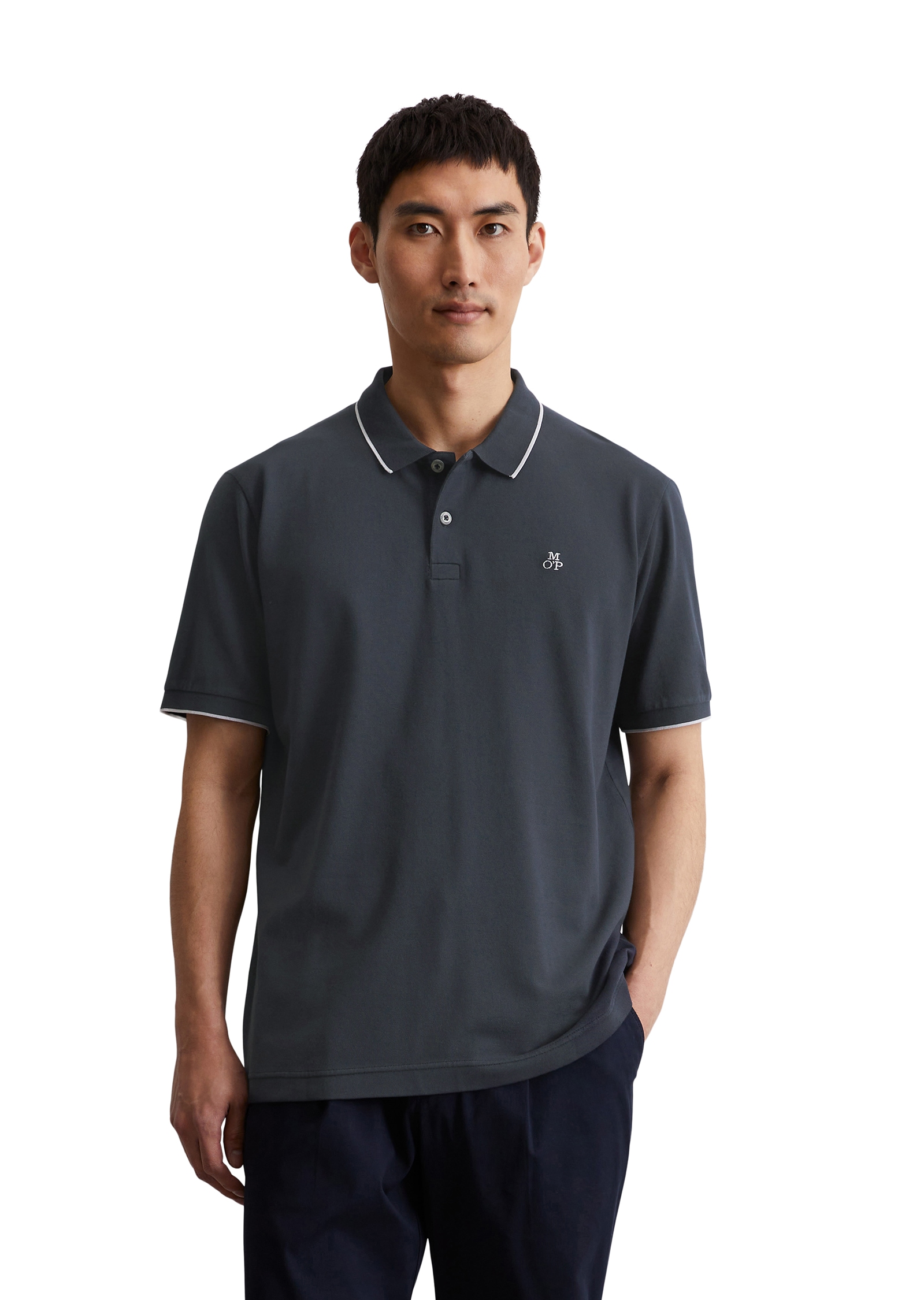 Marc OPolo Poloshirt, aus Piqué, regular fit, kontrastfarbene Details günstig online kaufen