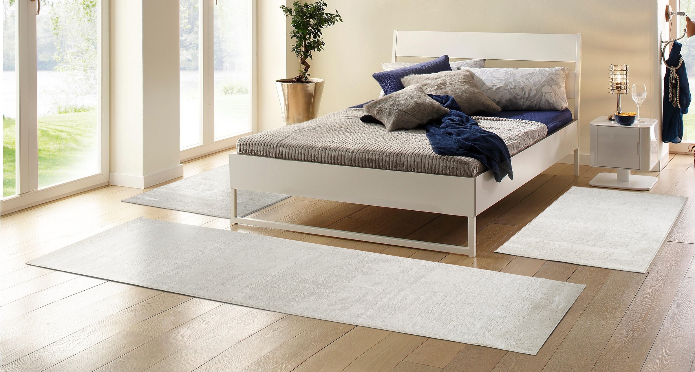 OTTO home Bettumrandung "Hamsa" Höhe 9 mm 3 Stk. tlg. dezenter Glanz, Schru günstig online kaufen