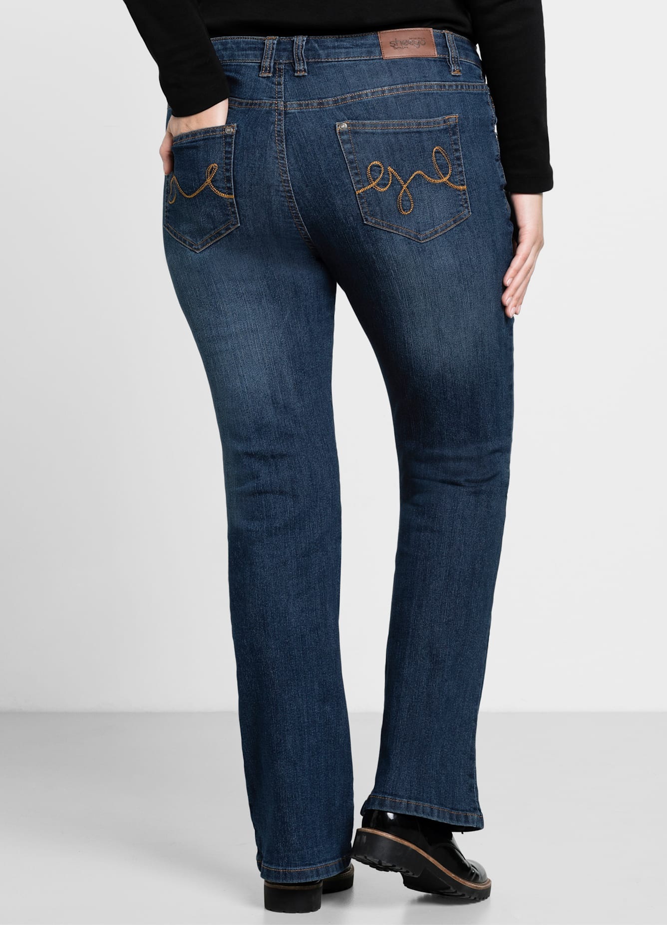 Thumbnail - Sheego Bootcut-Jeans 1