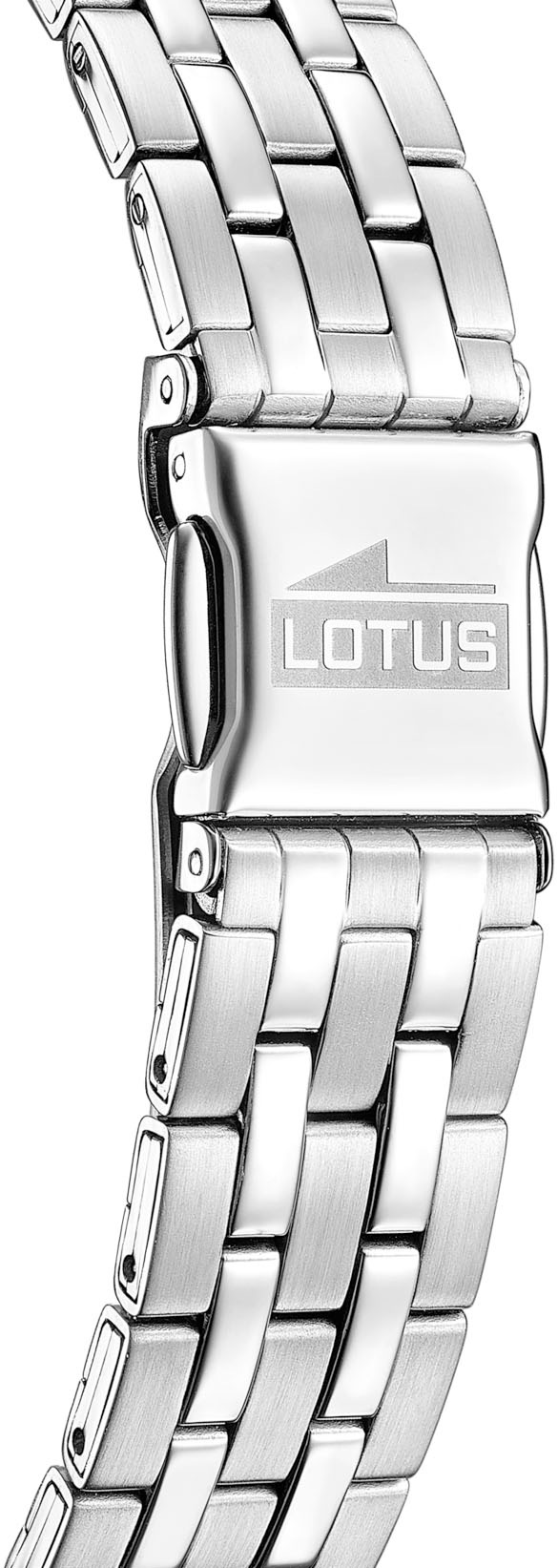 Lotus Quarzuhr »Square«, Armbanduhr, Damenuhr, Edelstahlarmband, analog