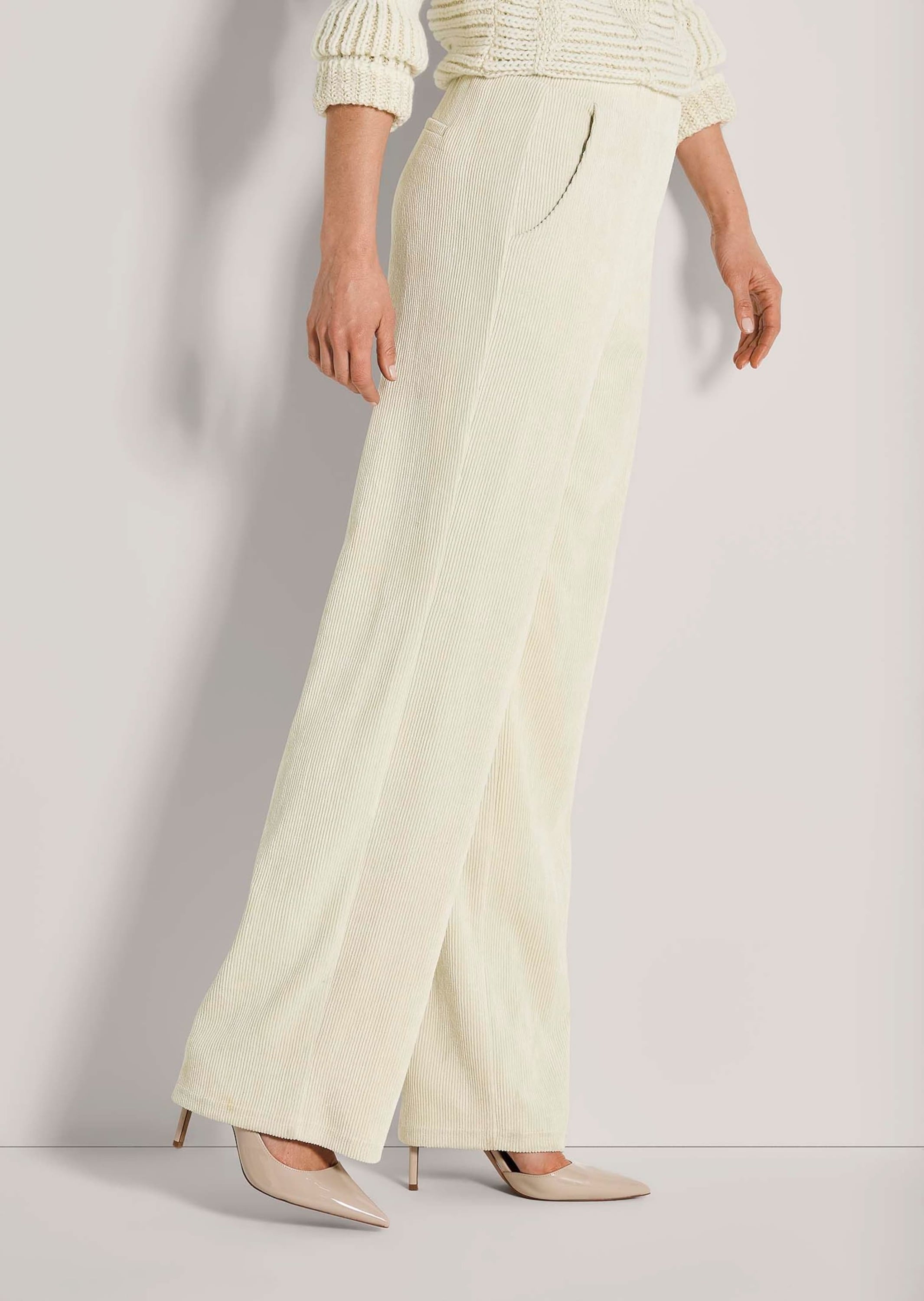 MADELEINE Schlupfhose »Cordhose Weite Cordhose mit elastischem Bund«