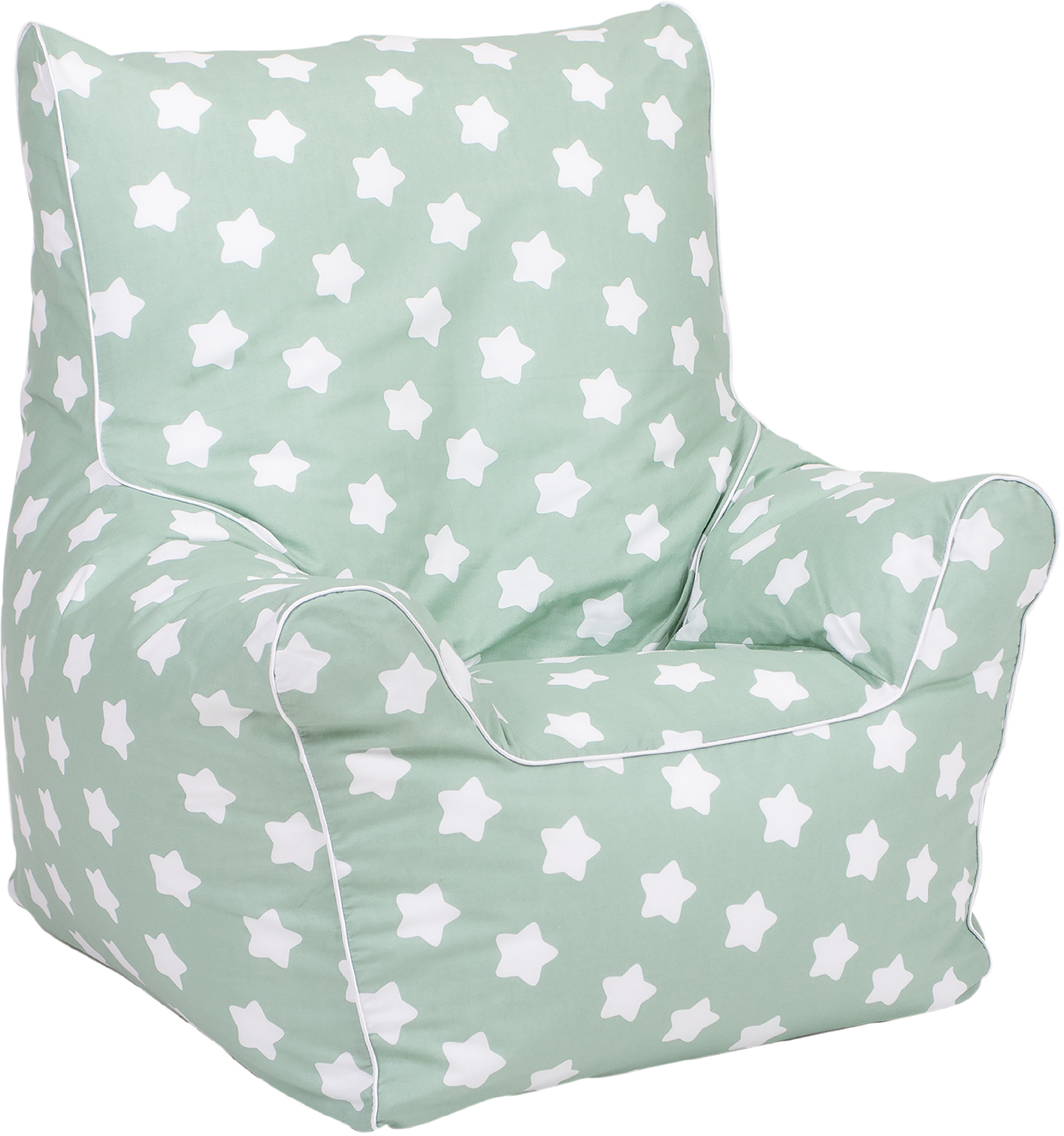 Sitzsack »Junior, Green White Stars«, für Kinder; Made in Europe