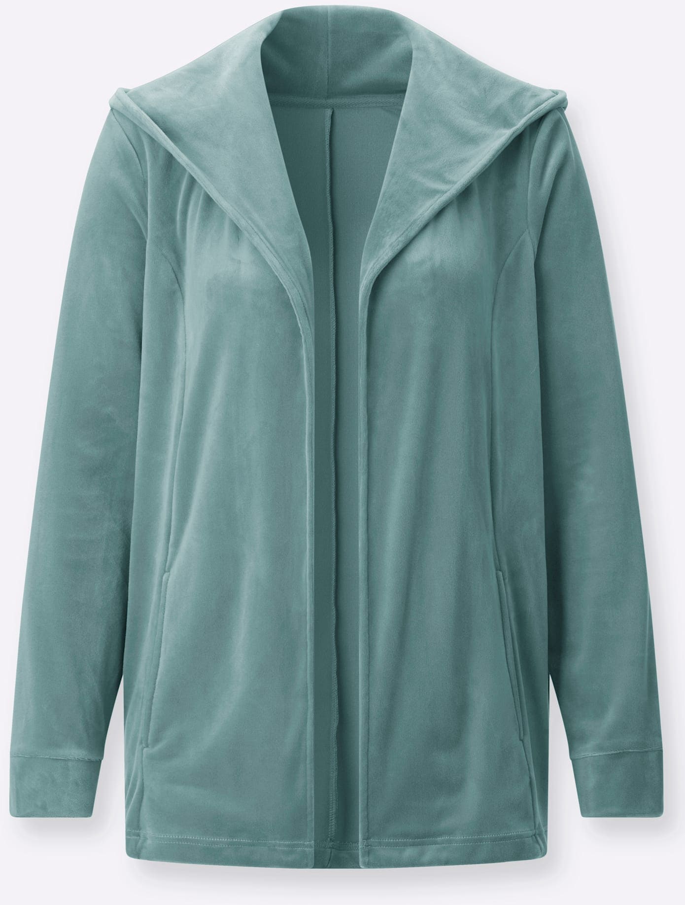   Nickijacke mit Kapuze