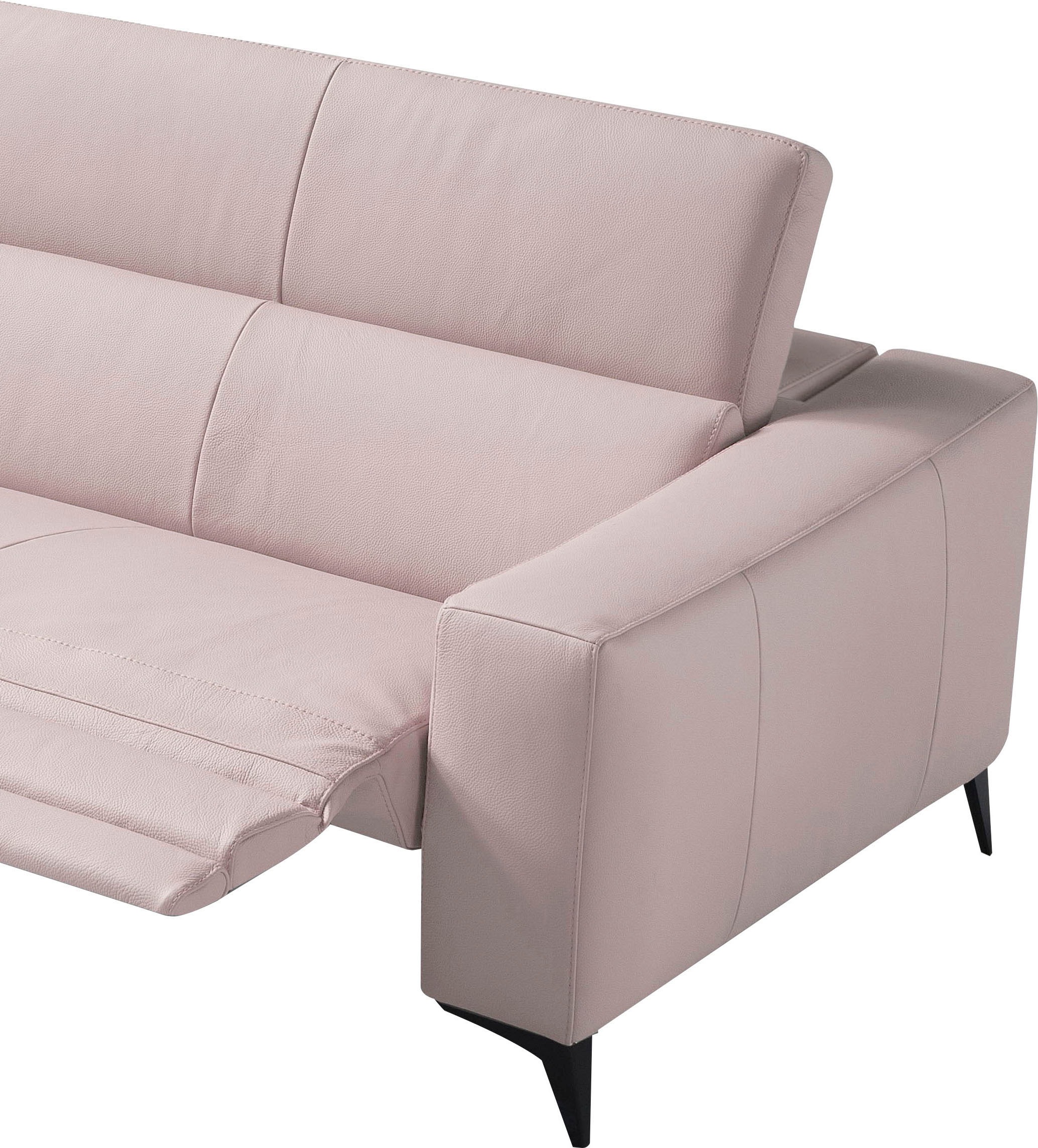 Egoitaliano Ecksofa "Edith, Designsofa mit hohem Sitzkomfort, L-Form", inkl günstig online kaufen