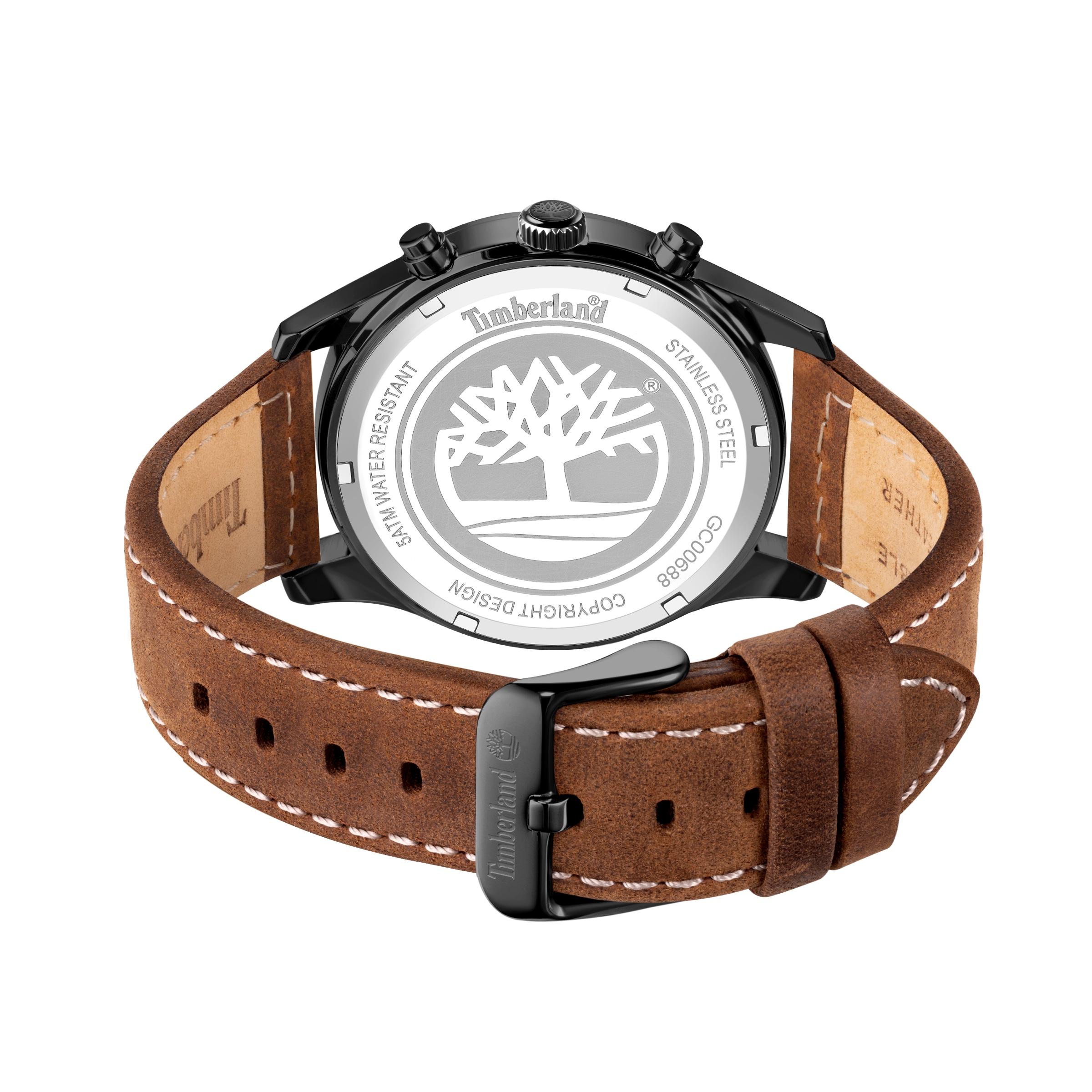 Timberland Chronograph »Killington Peak« Quarzuhr, Armbanduhr, Herrenuhr, Lederarmband, analog, Tag