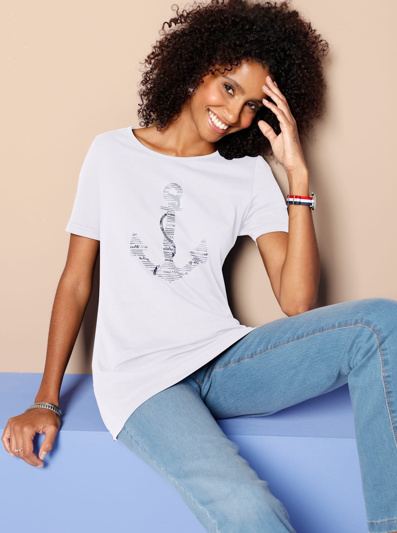 Classic Basics Kurzarmshirt "Shirt" 1 Stk. tlg. günstig online kaufen