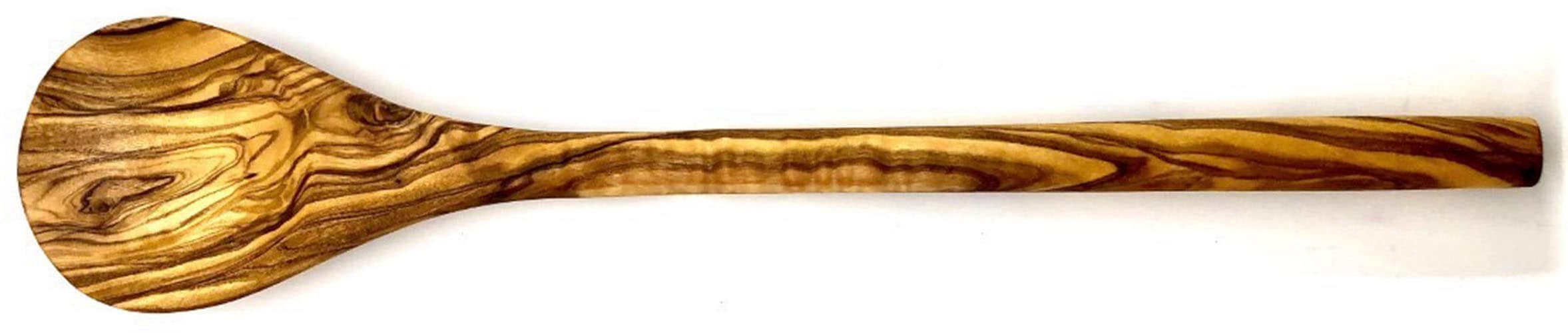 Olivenholz-erleben Kochbesteck-Set »aus naturbelassenem Olivenholz«, (Set, 5 tlg., Kochlöffel ohne/mit Ecke, Pfannenwender mit/ohne Löcher, Salatbesteck), Schonend zu Pfannen & Töpfen, nachhaltig, geschmacksneutral