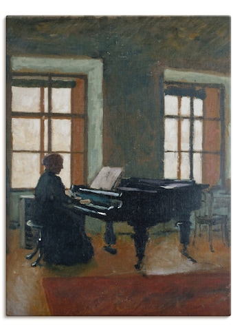 Artland Paveikslas »Am Klavier. 1910« Instrume...