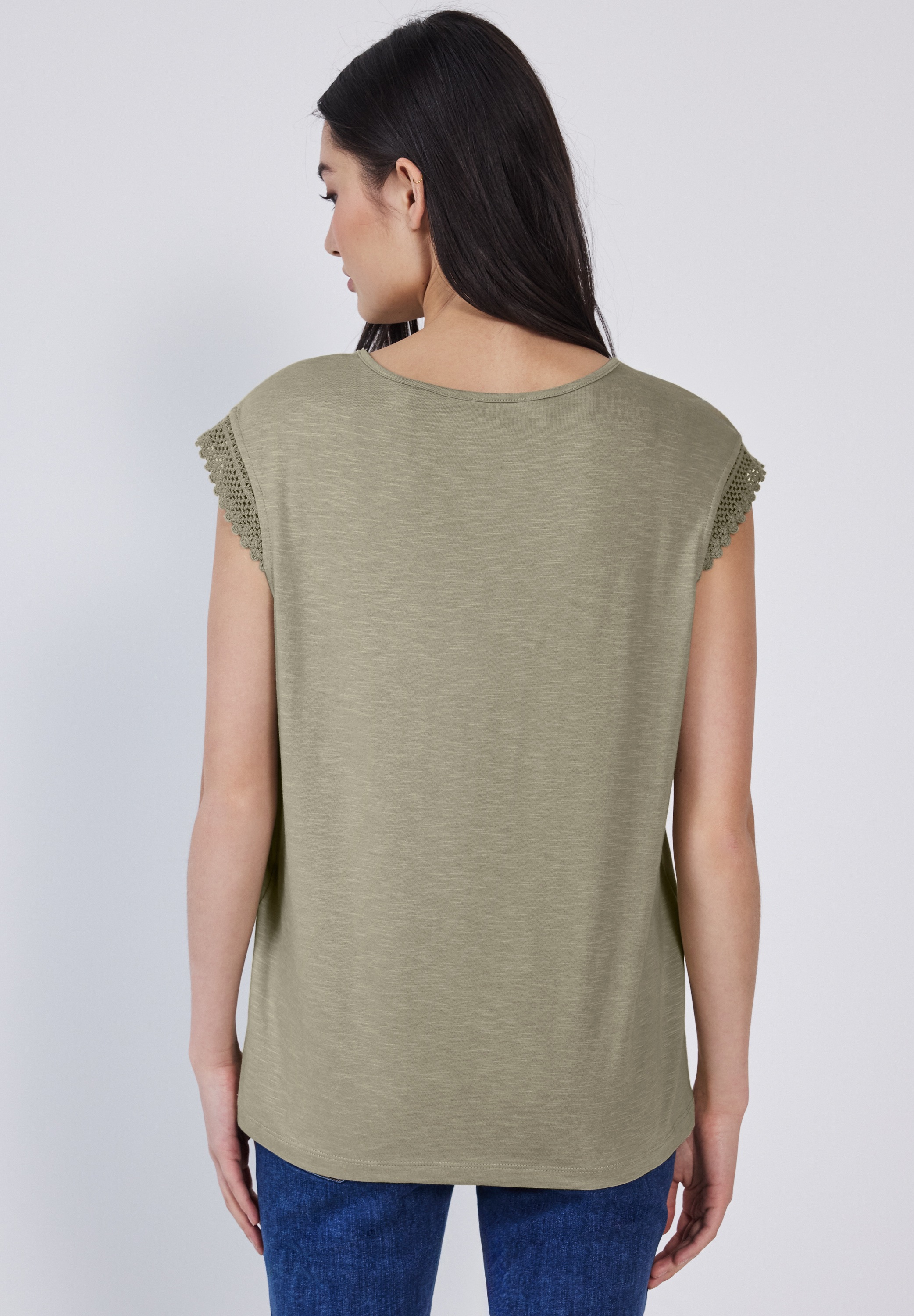 STREET ONE STUDIO T-Shirt, im soften Baumwoll-Mix