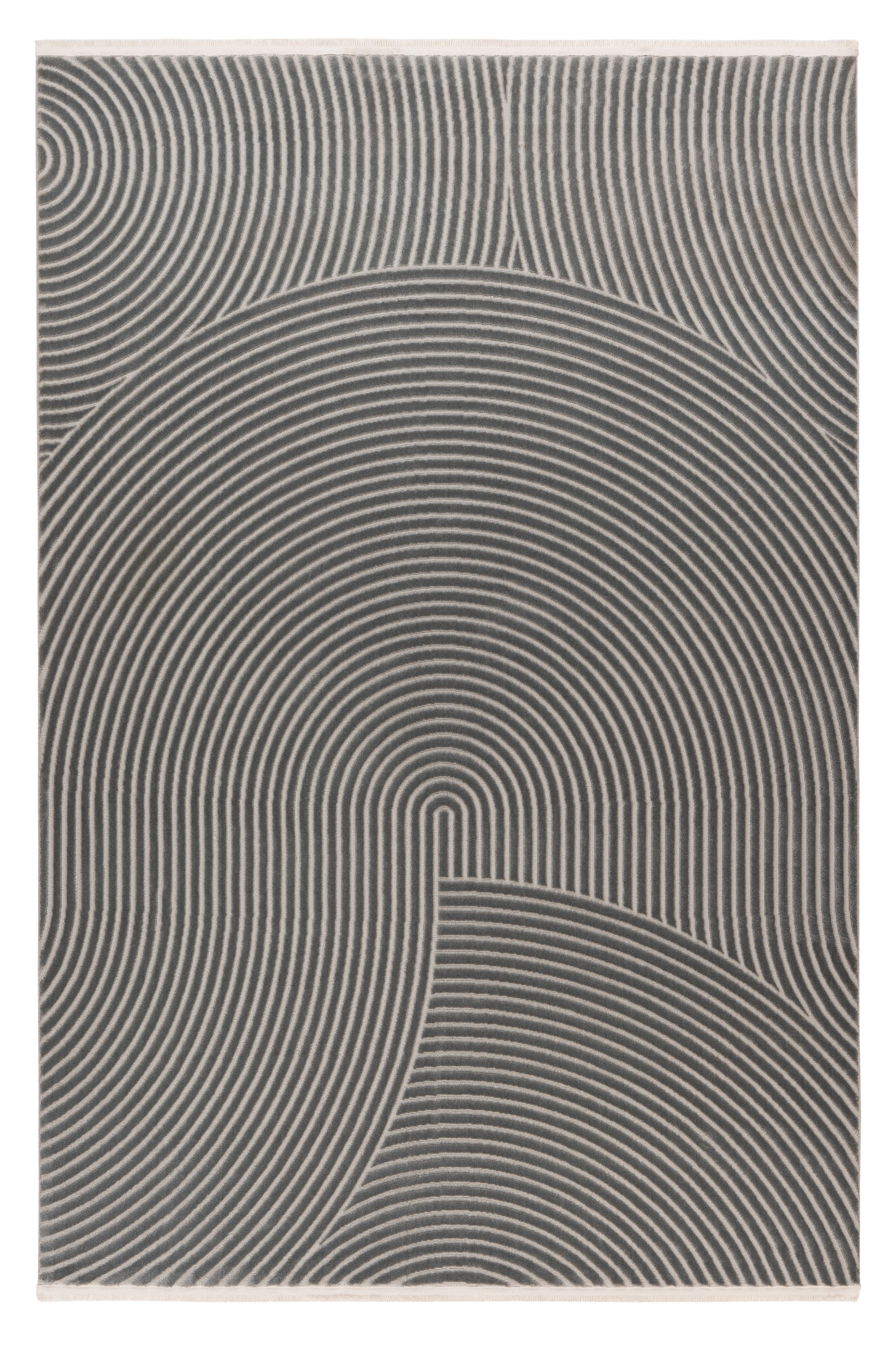 Teppich KAYOOM "Stage 225", grau, B:80cm H:11mm L:150cm, Polypropylen, Teppiche, Teppich, weicher Kurzflor, modernes Design, Wohnzimmer