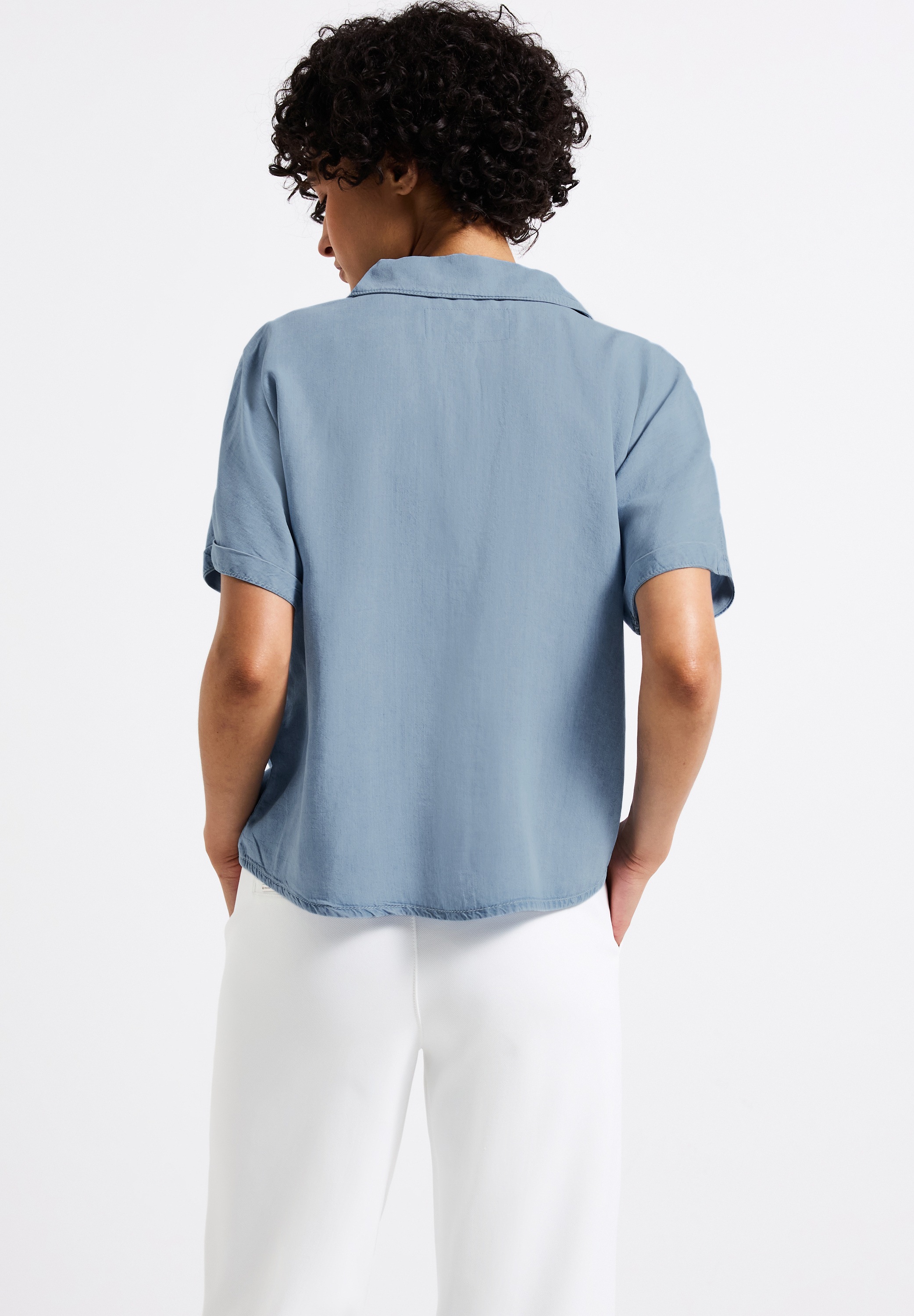STREET ONE Jeansbluse, farbig günstig online kaufen