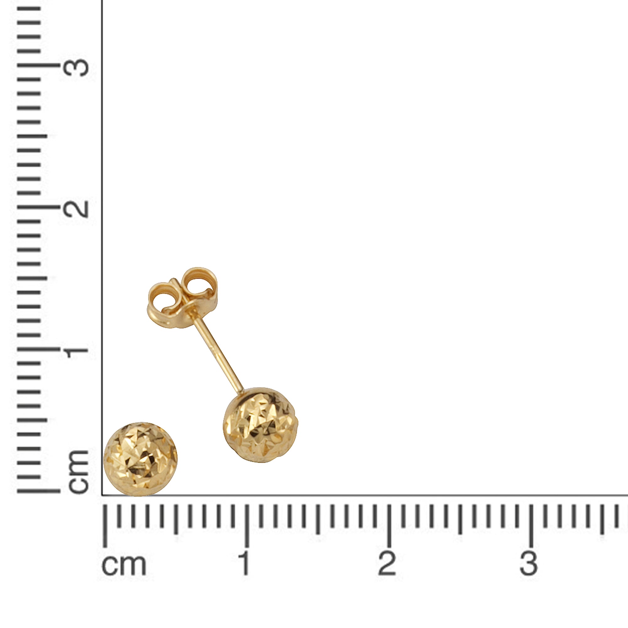 Fascination by Ellen K. Paar Ohrstecker »585/- Gelbgold Kugel Ø 5mm«