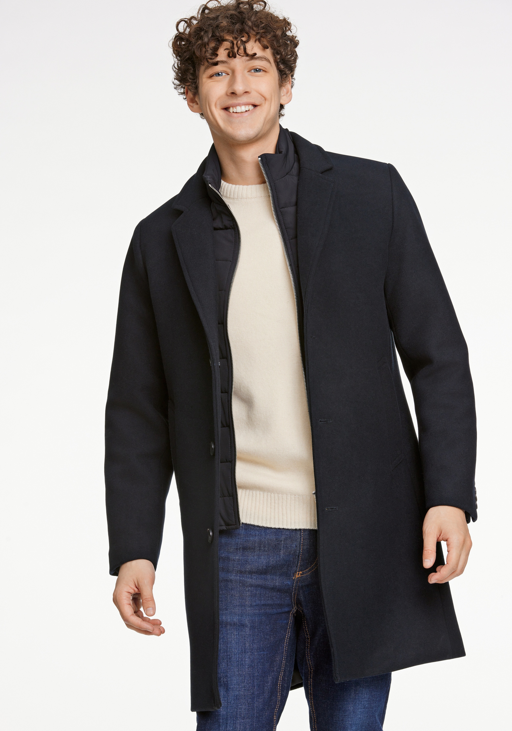 LINDBERGH Kurzmantel "Mantel Relaxed Fit"