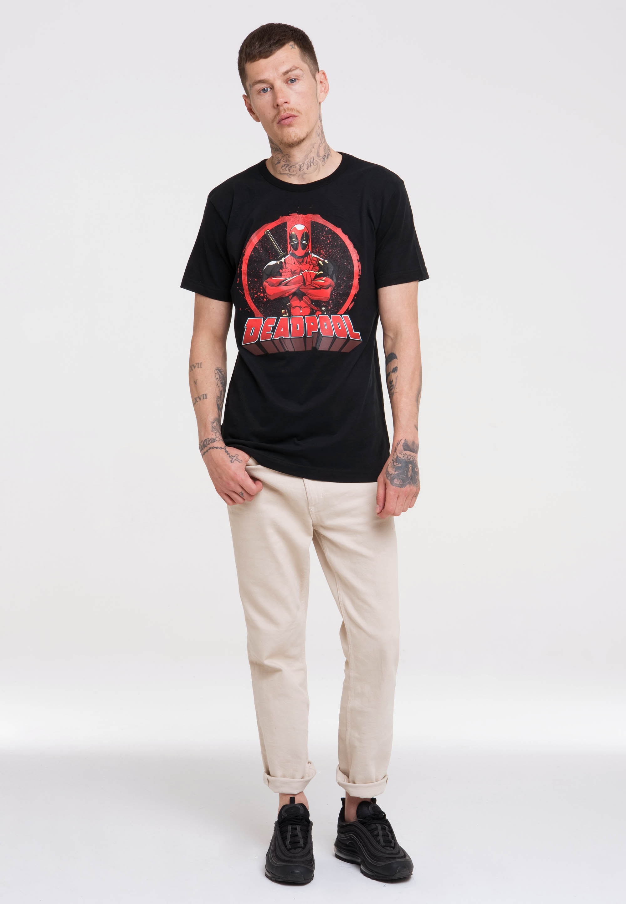 LOGOSHIRT T-Shirt »Marvel Comics - Deadpool«, mit lizenziertem Print