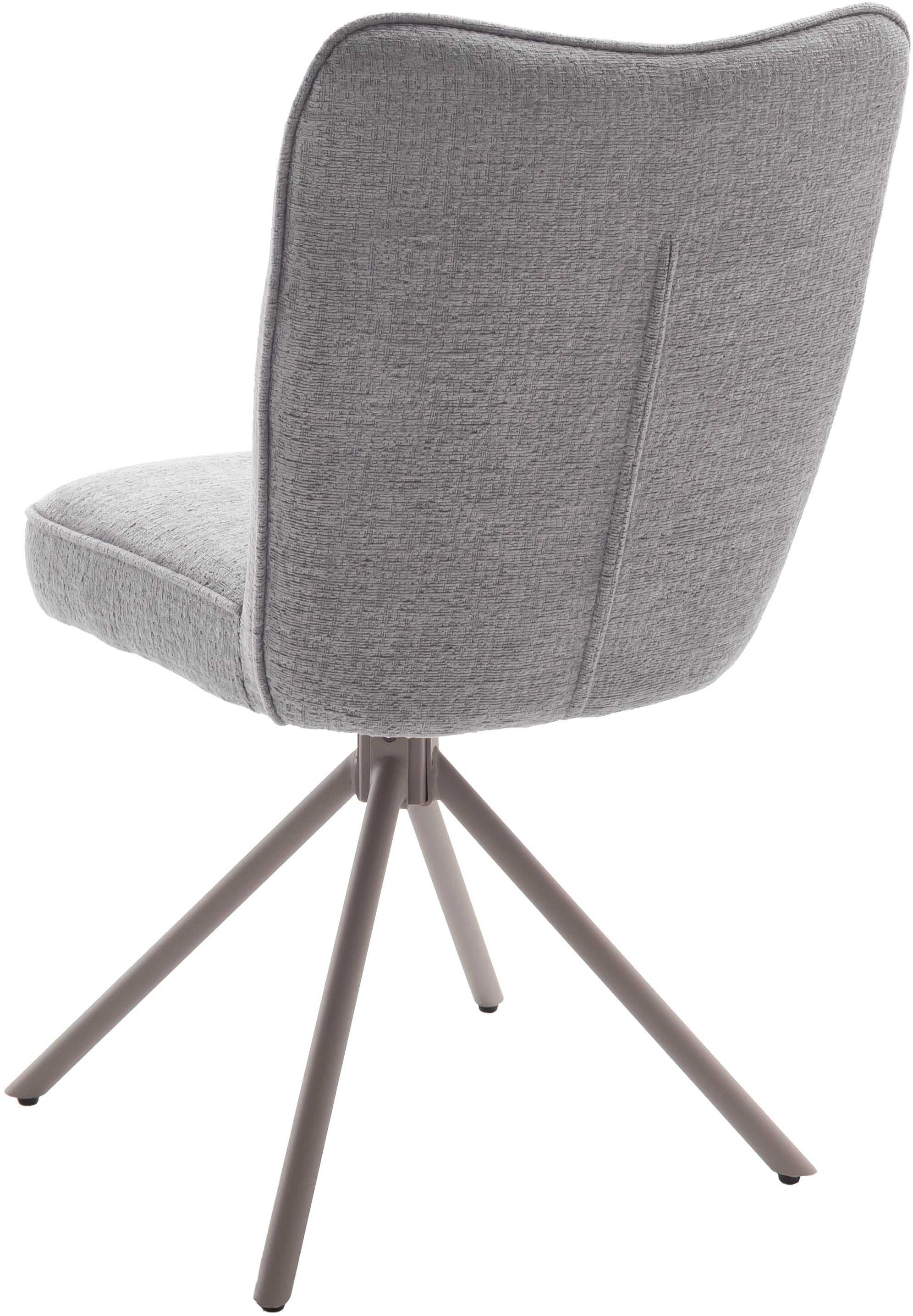 MCA furniture 4-Fußstuhl (Set) 2 Stk.180° drehbar, Taschenfederkern