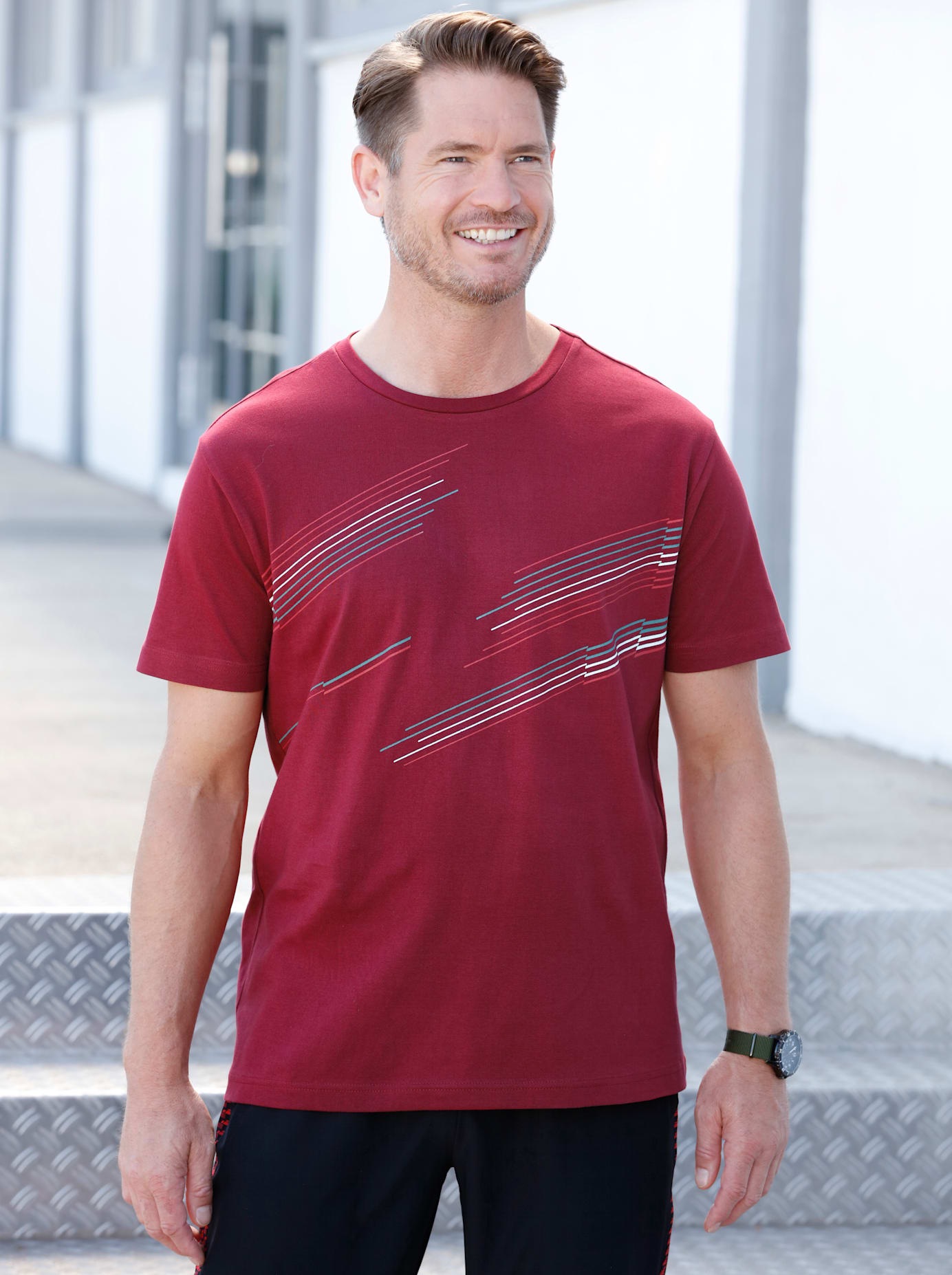 Classic Rundhalsshirt »Freizeitshirt«, (1 tlg.)