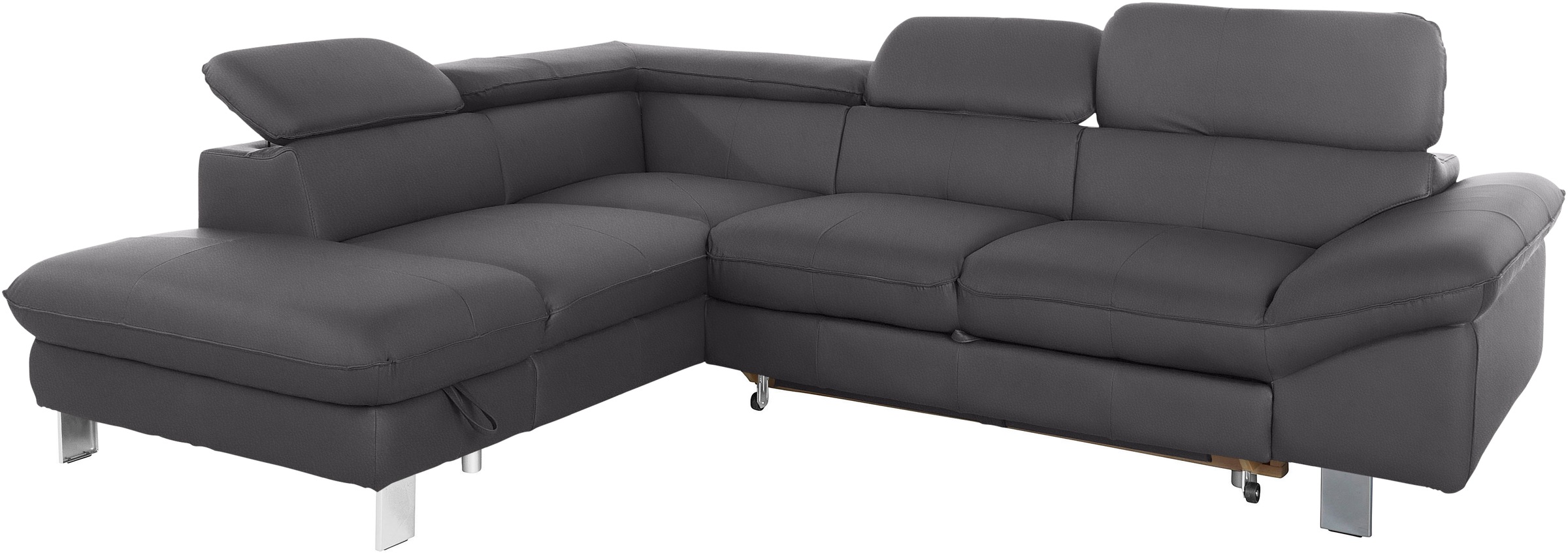 COTTA Ecksofa »Driver L-Form«, mit Kopfteilverstellung, wahlweise mit Bettfunktion & Bettkasten