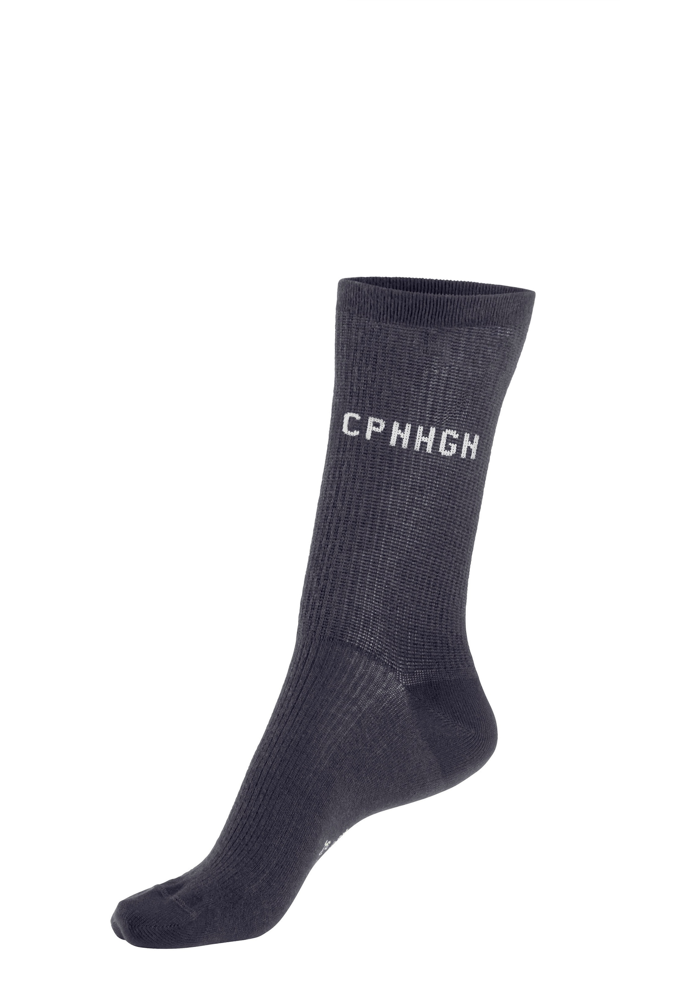 Copenhagen Studios Basicsocken, (Packung, 3 Paar), mit Rippstruktur und Stickerei